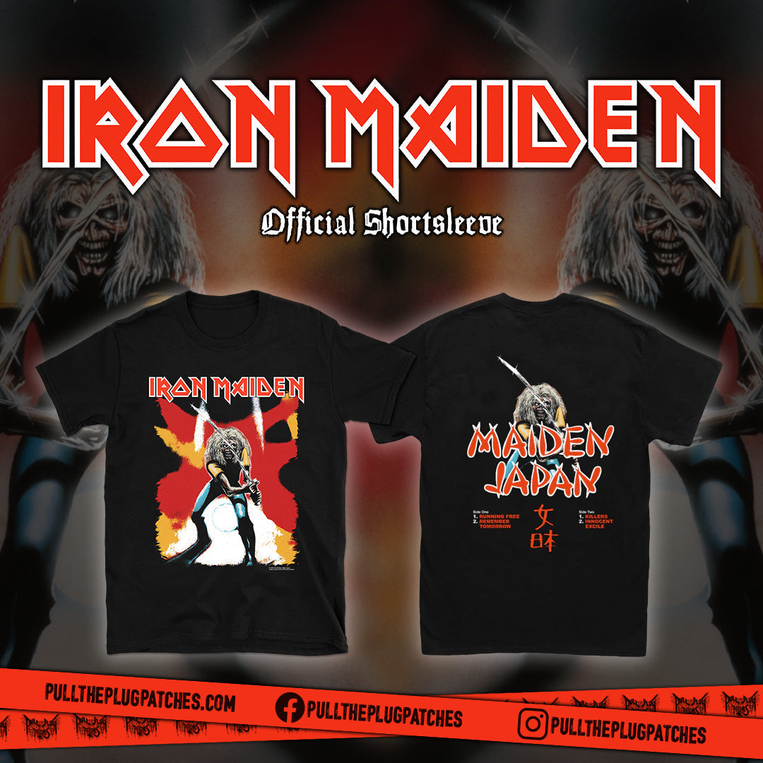 Iron Maiden - Maiden Japan - Shortsleeve Shirt – Pull The Plug