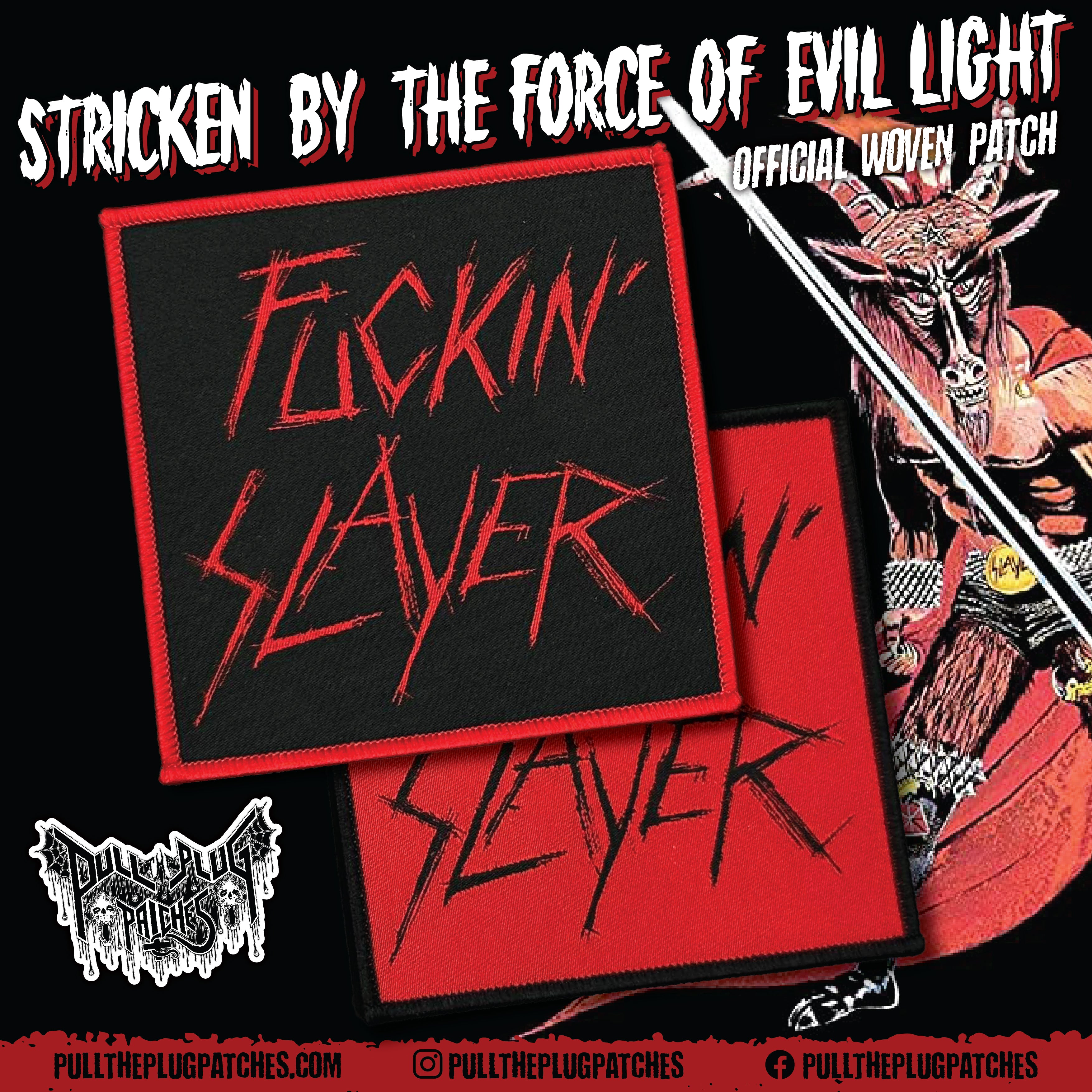 Slayer - Fuckin' Slayer - Patch – Pull The Plug