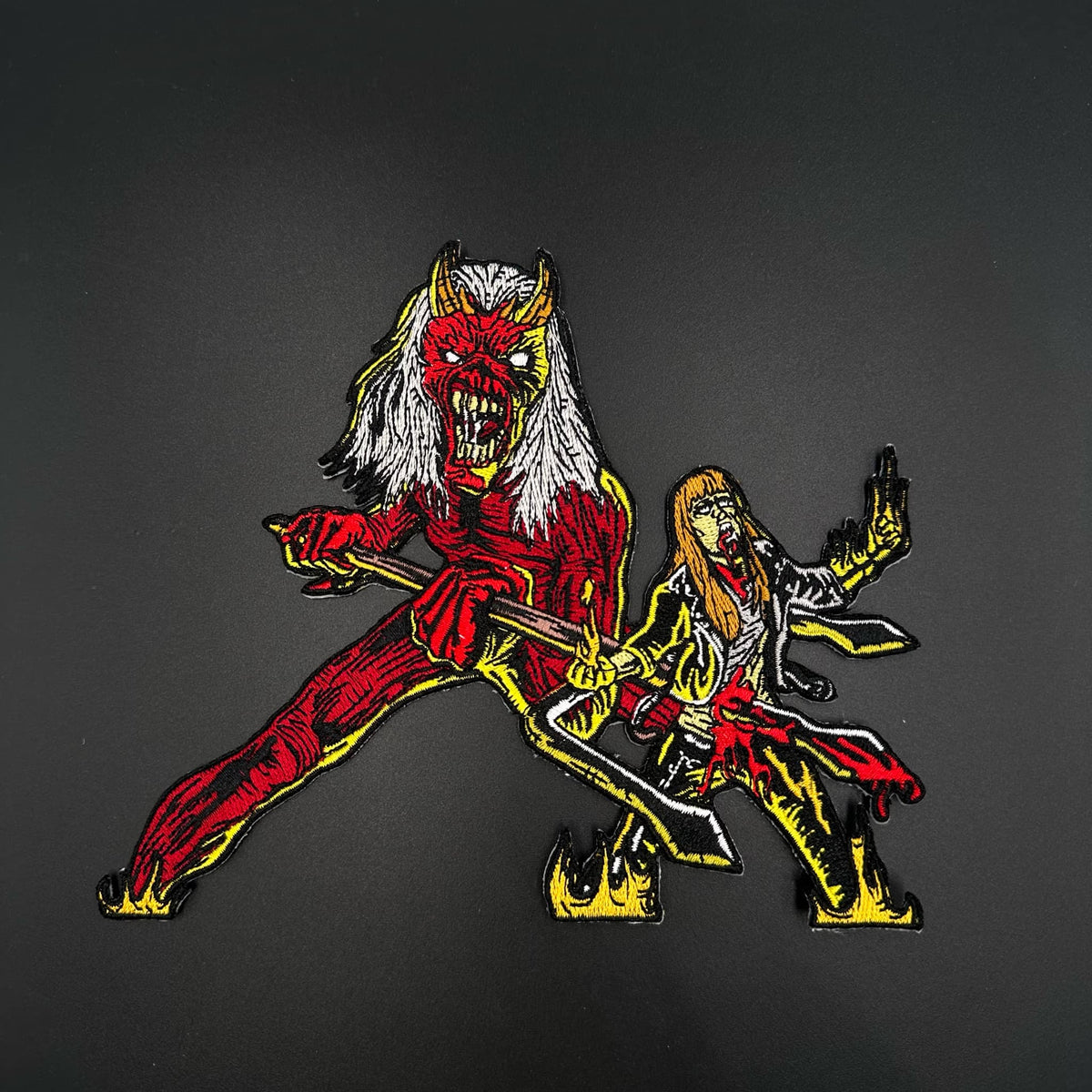 Iron Maiden - Hallowed Be Thy Name - Oversize Embroidered Patch