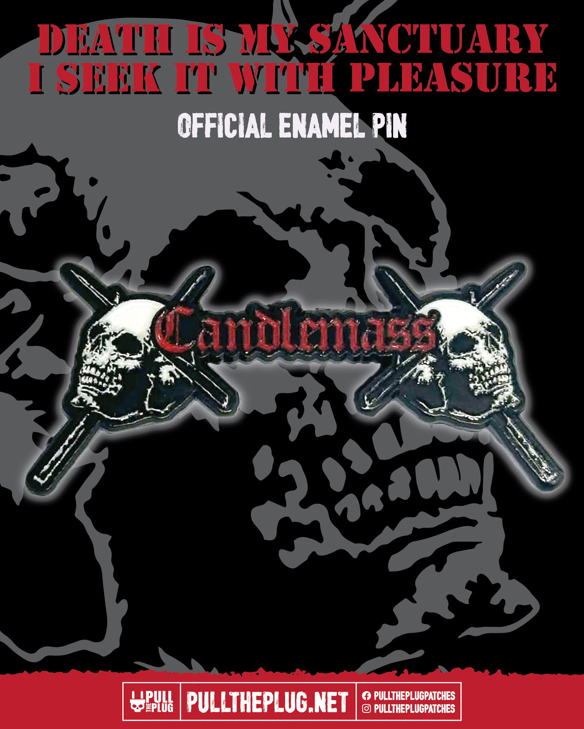 Candlemass - Epicus Doomicus Metallicus - Enamel Pin