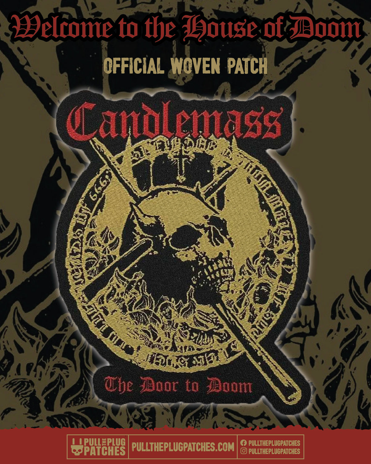 Candlemass - The Door To Doom - Patch