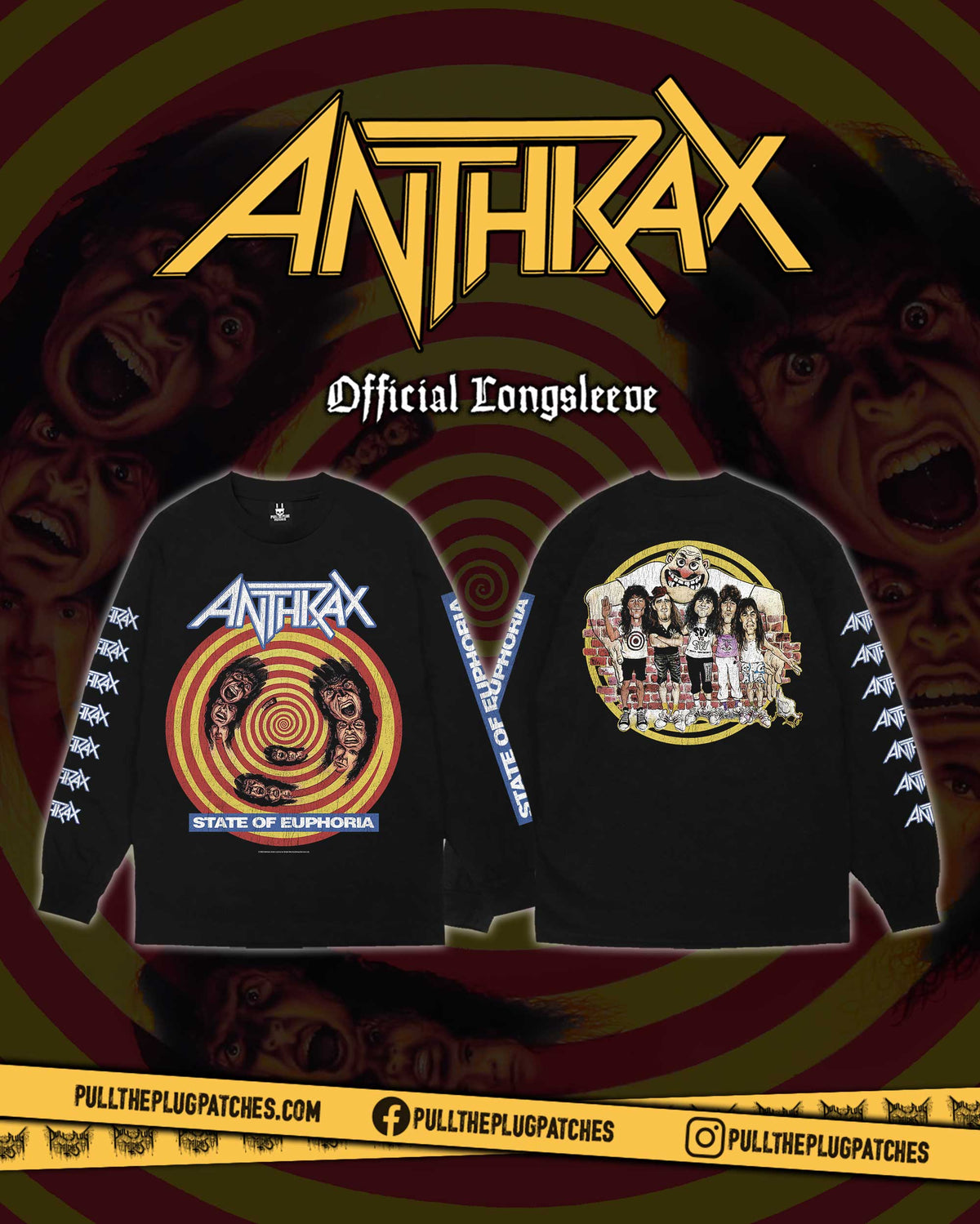 Anthrax - State Of Euphoria - Longsleeve Shirt