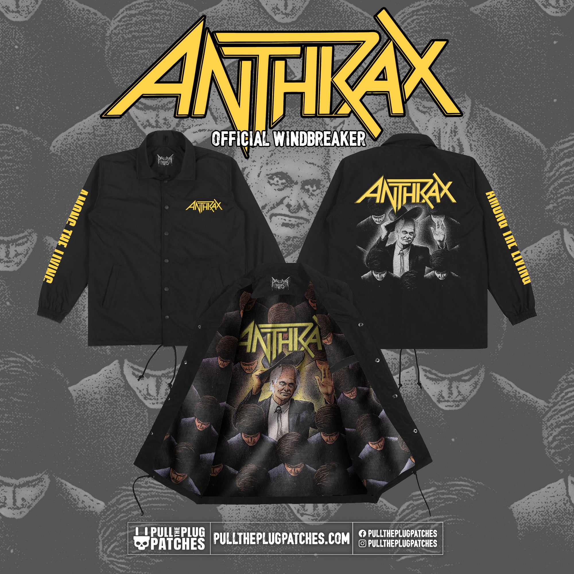 Anthrax - Among The Living - Windbreaker – Pull The Plug