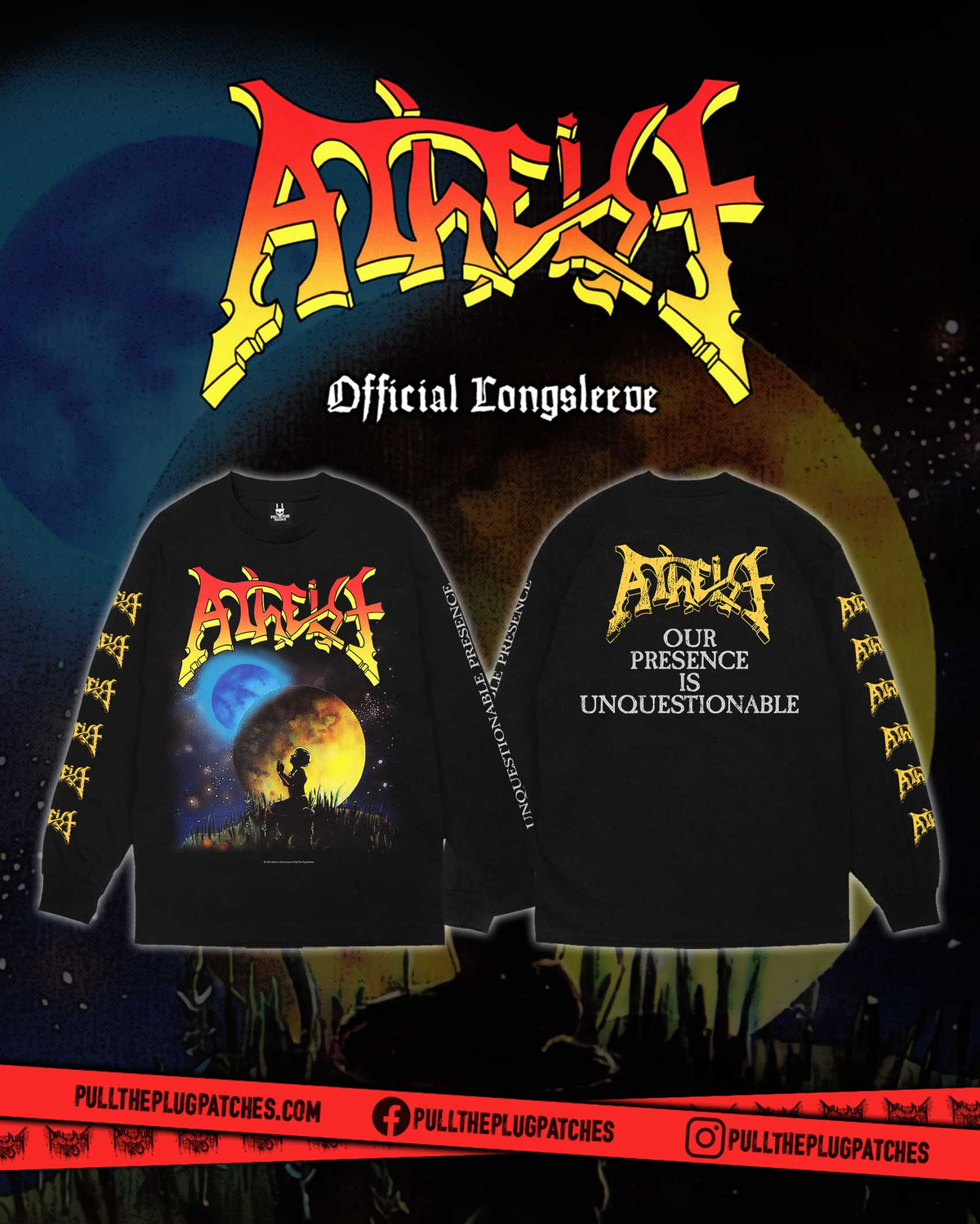 Atheist - Unquestionable Presence - Longsleeve Shirt