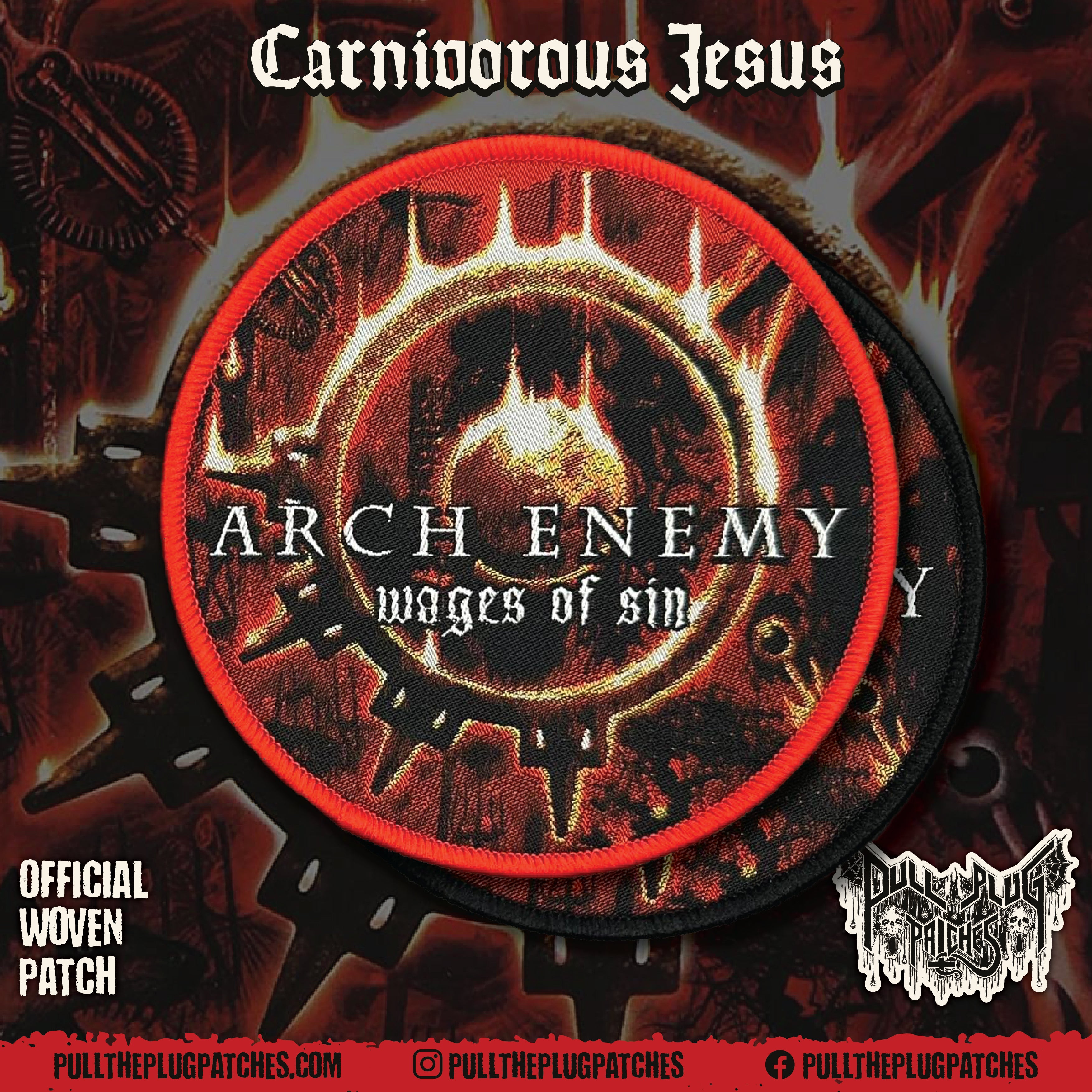 Arch Enemy - Wages Of Sin - Patch – Pull The Plug