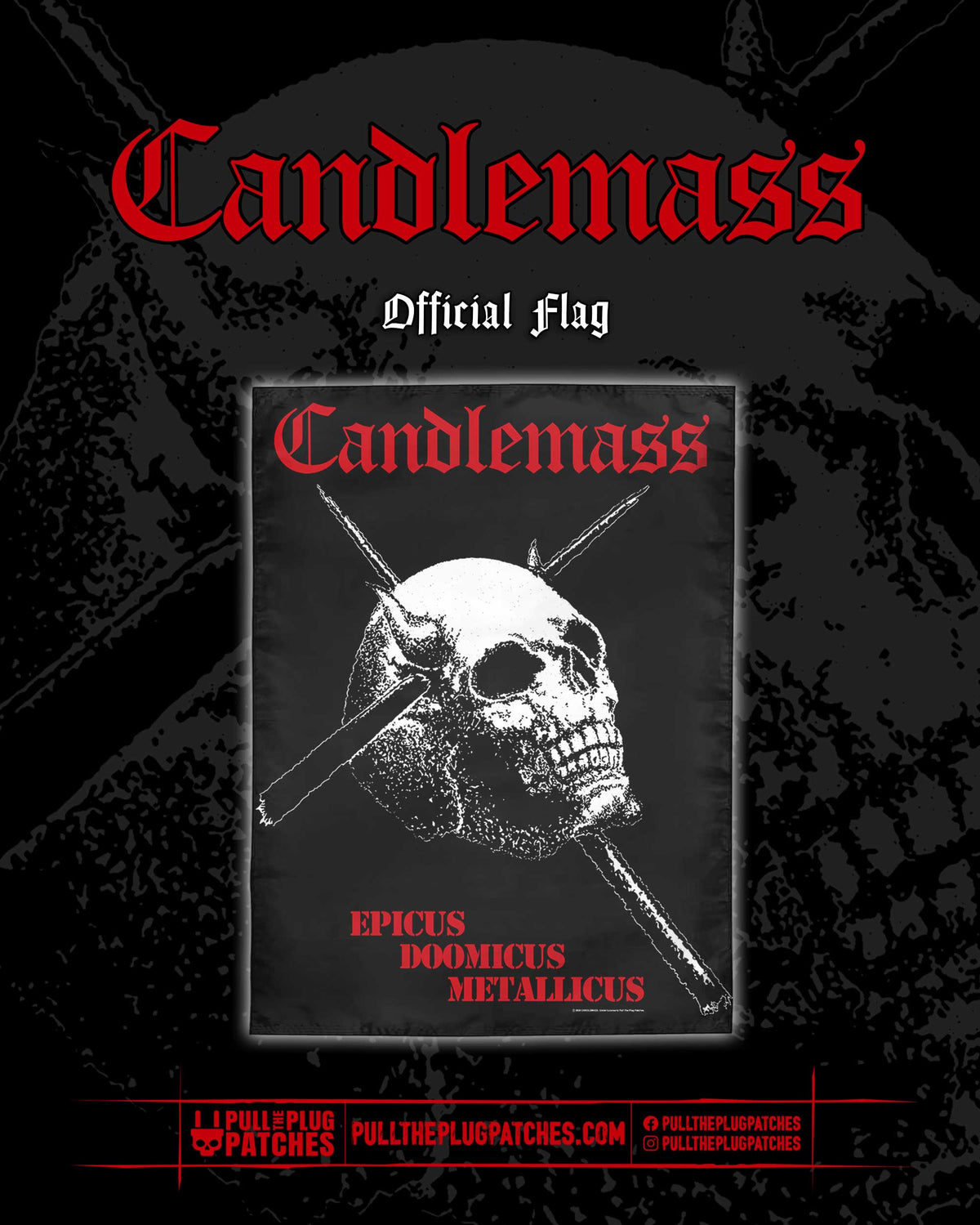 Candlemass - Epicus Doomicus Metallicus - Flag