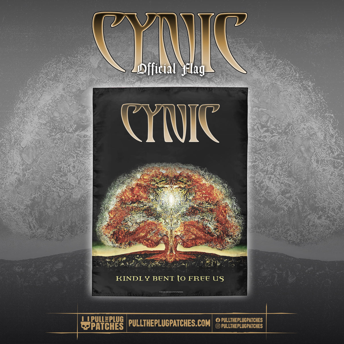 Cynic - Kindly Bent To Free Us - Flag
