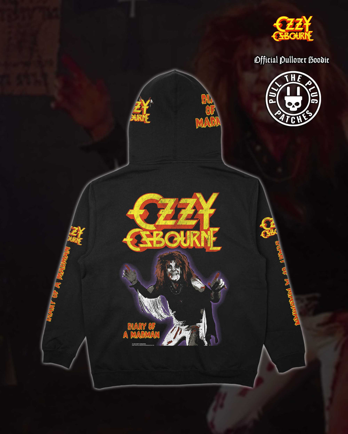 Ozzy Osbourne - Diary Of A Madman - Deluxe Pullover Hoodie