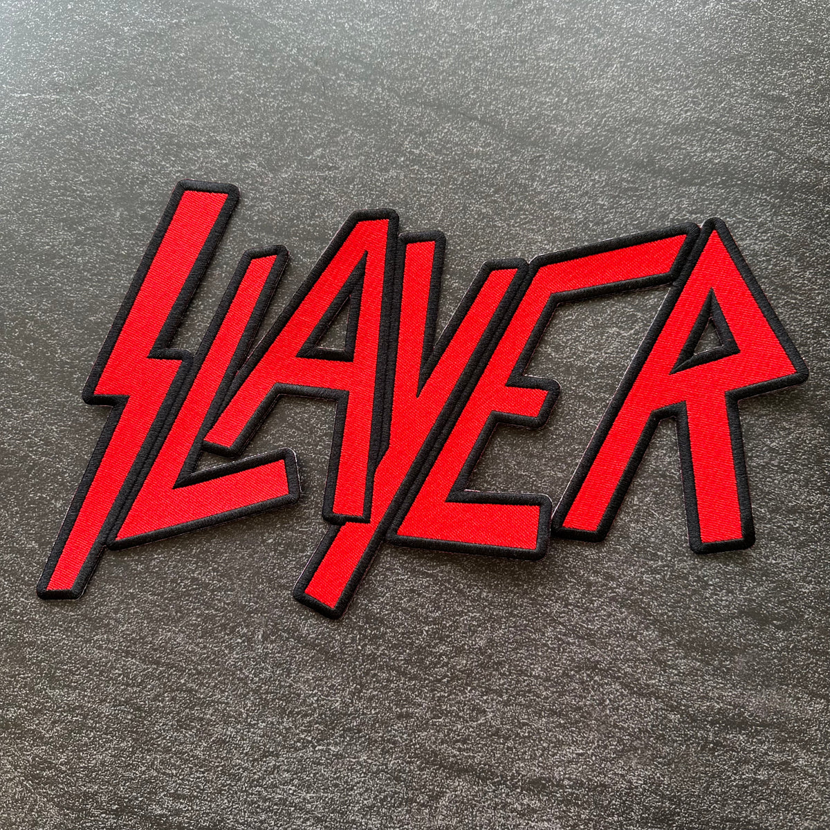 Slayer Logo Cloth Patch – Red Zone