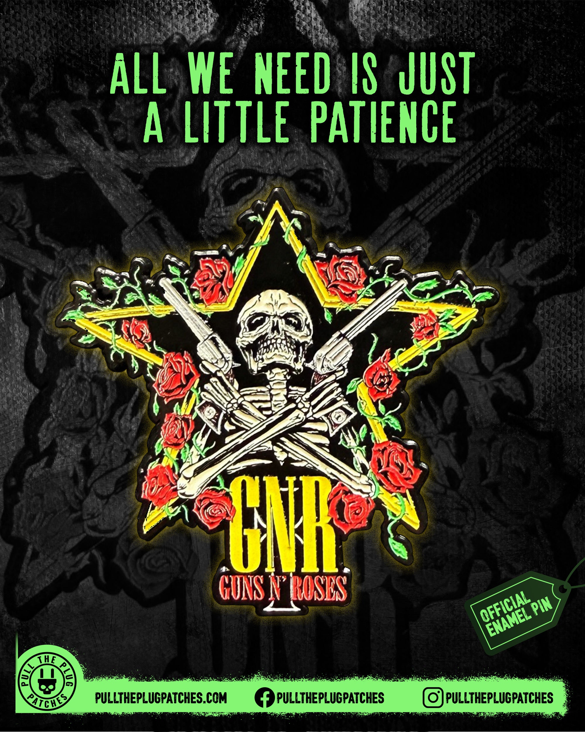 Guns N Roses - Patience - Pin – Pull The Plug