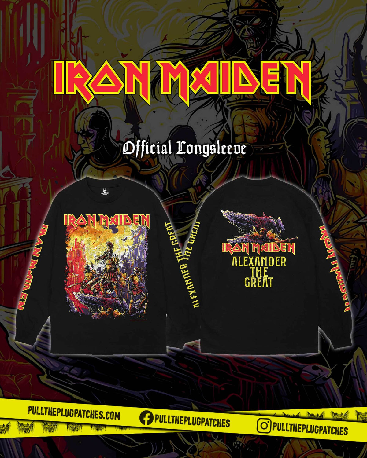 Iron Maiden - Alexander The Great - Longsleeve Shirt