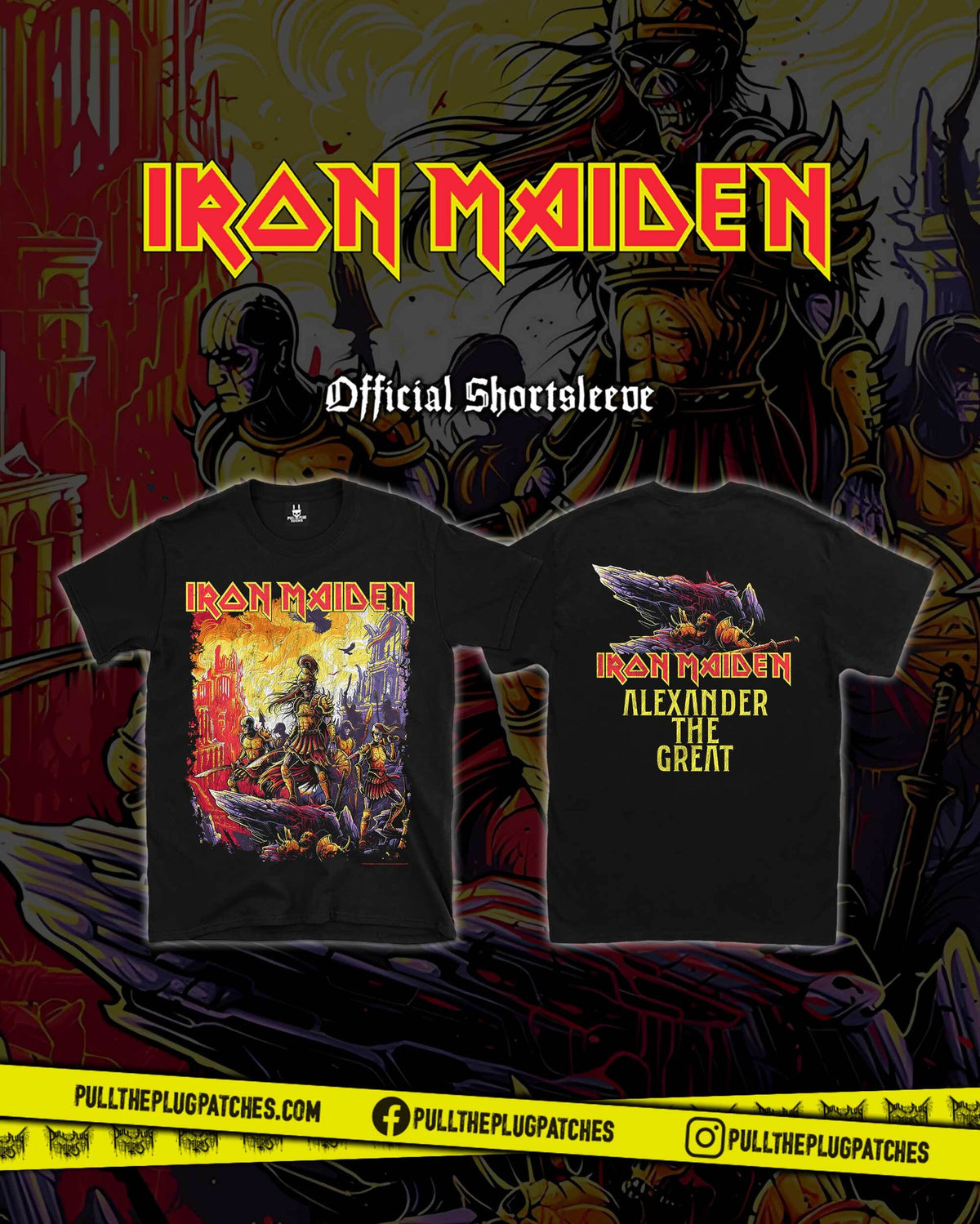 Iron Maiden - Alexander The Great - Shortsleeve Shirt