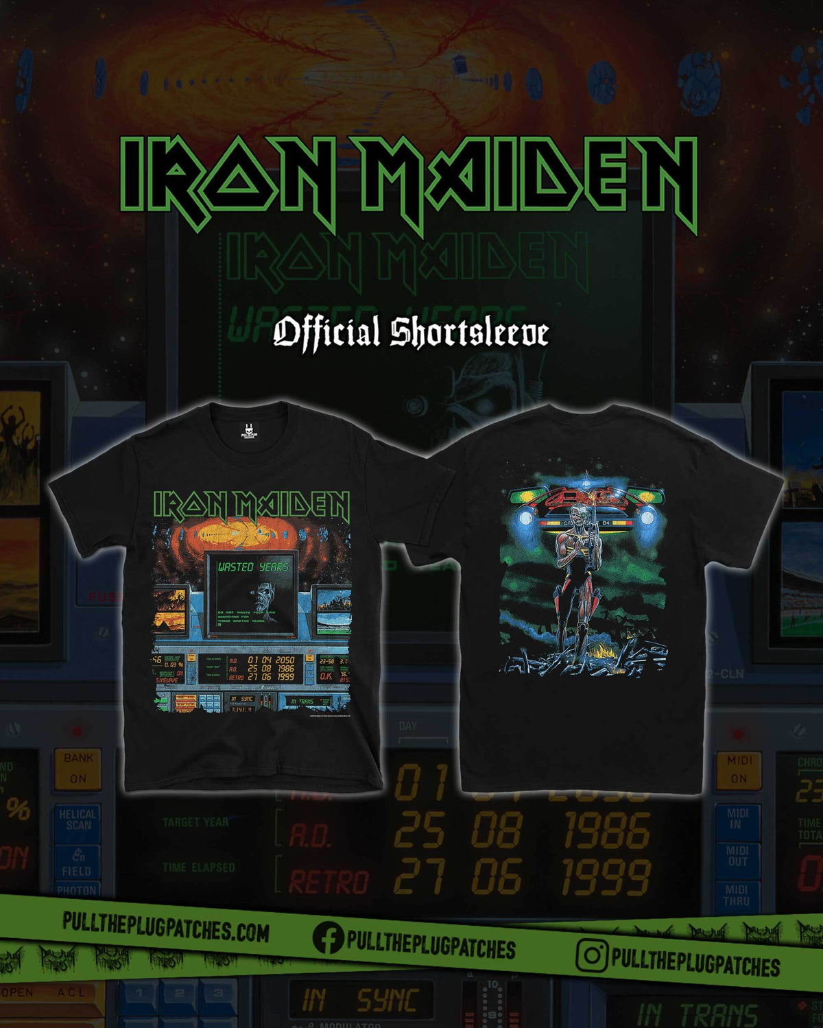 Iron Maiden - Wasted Years - Shortsleeve Shirt