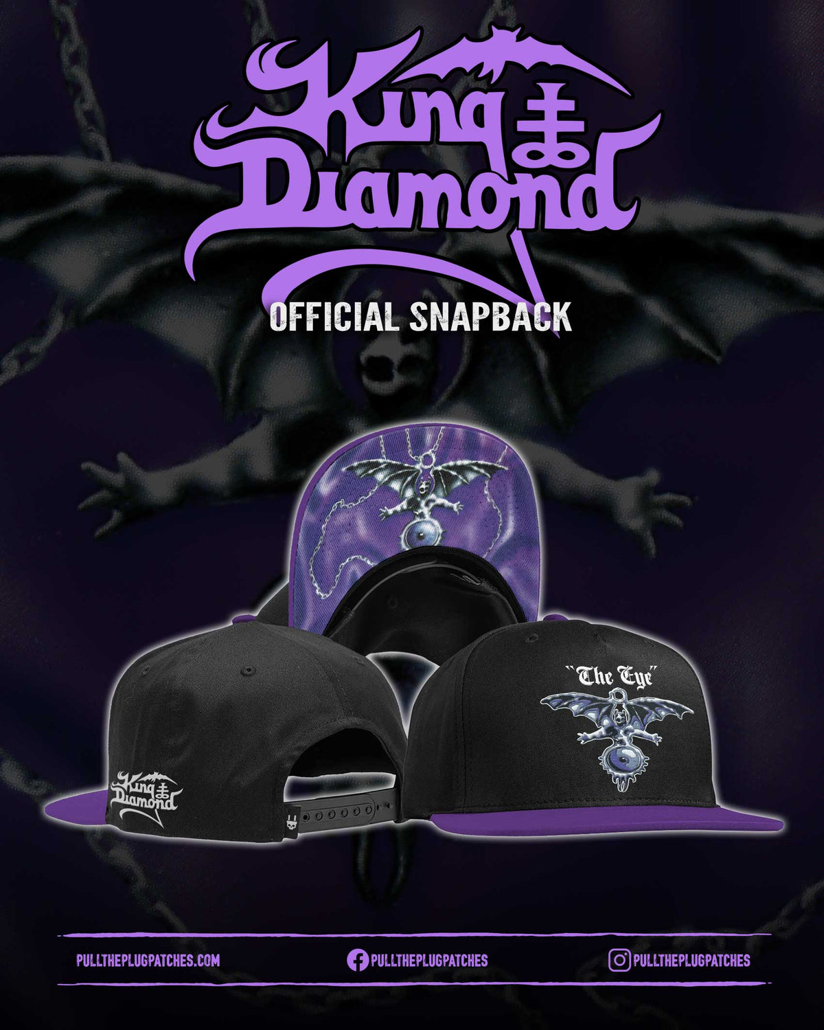 King Diamond - The Eye - Snapback Hat