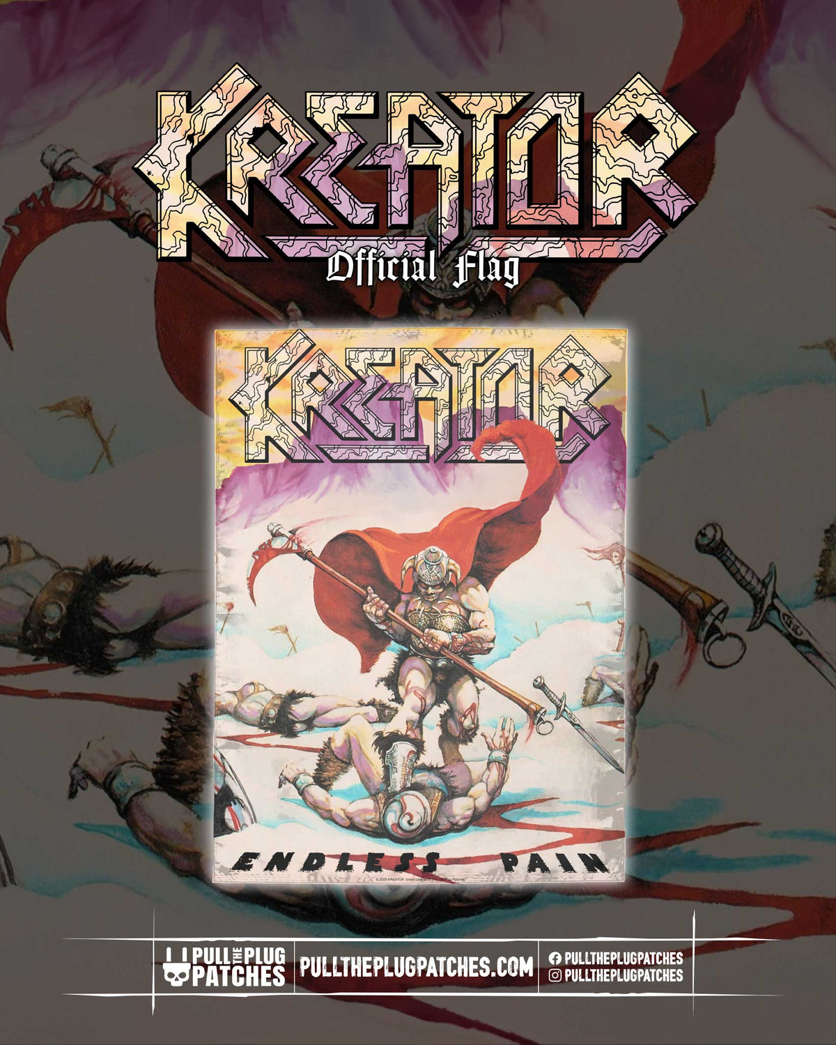 Kreator - Endless Pain - Flag