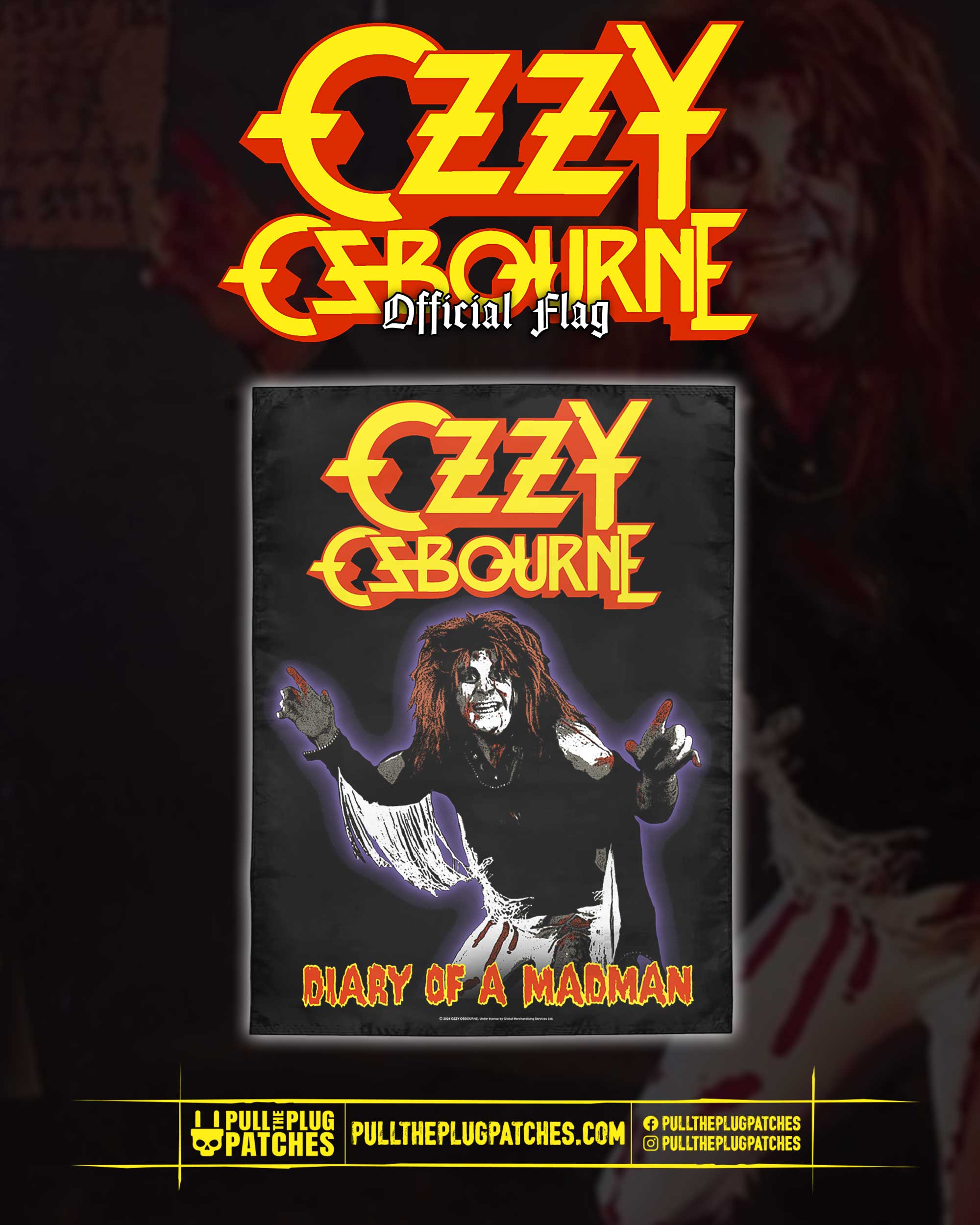 Ozzy Osbourne - Diary Of A Madman - Flag – Pull The Plug
