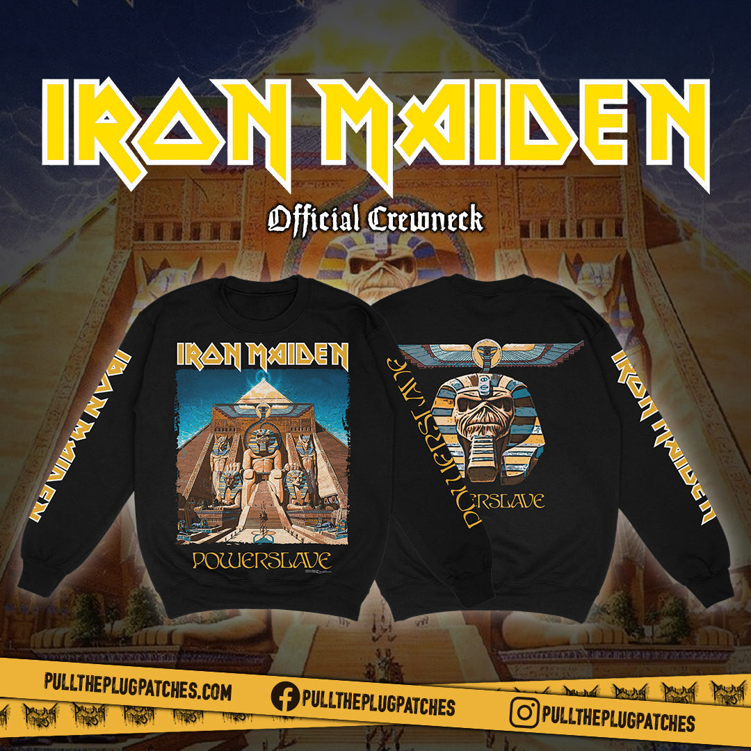 Iron maiden offers powerslave embroidered backpatch