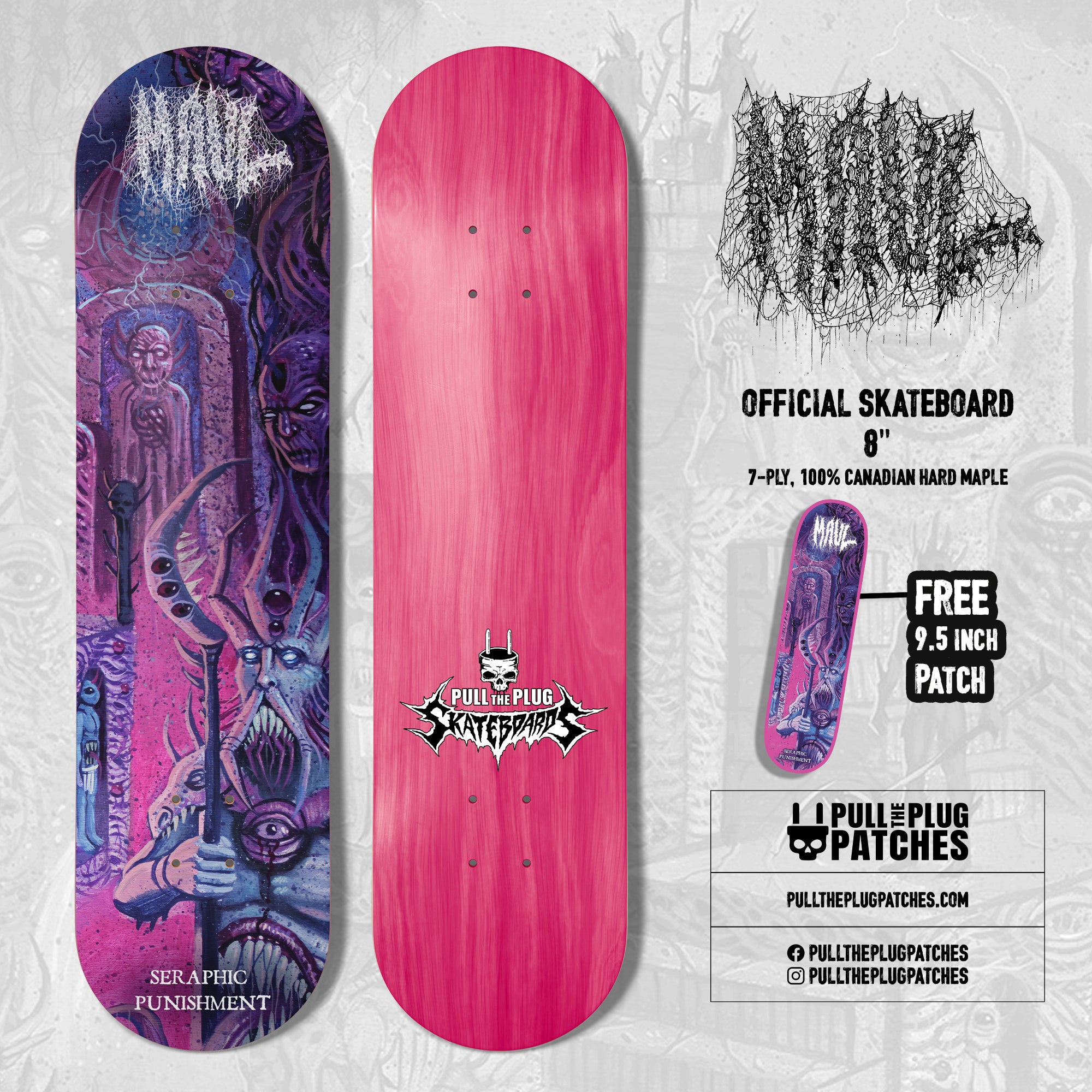 Maul - Seraphic Punishment - Skateboard – Pull The Plug