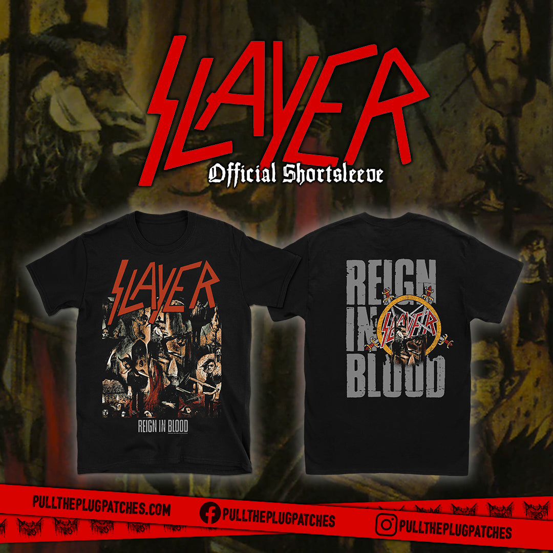 Slayer - Reign In Blood - Shortsleeve Shirt – Pull The Plug