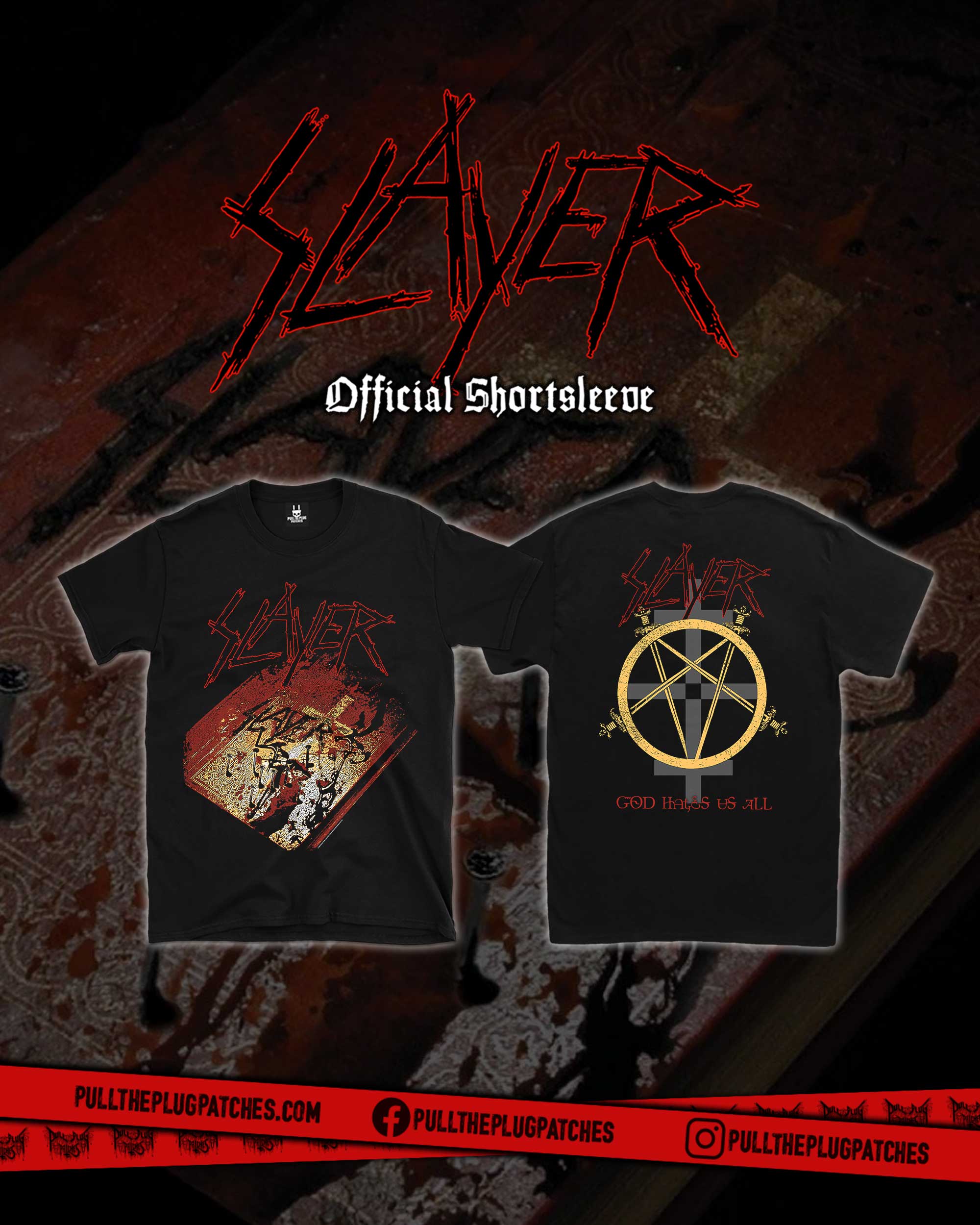 Slayer - God Hates Us All - Shortsleeve Shirt – Pull The Plug