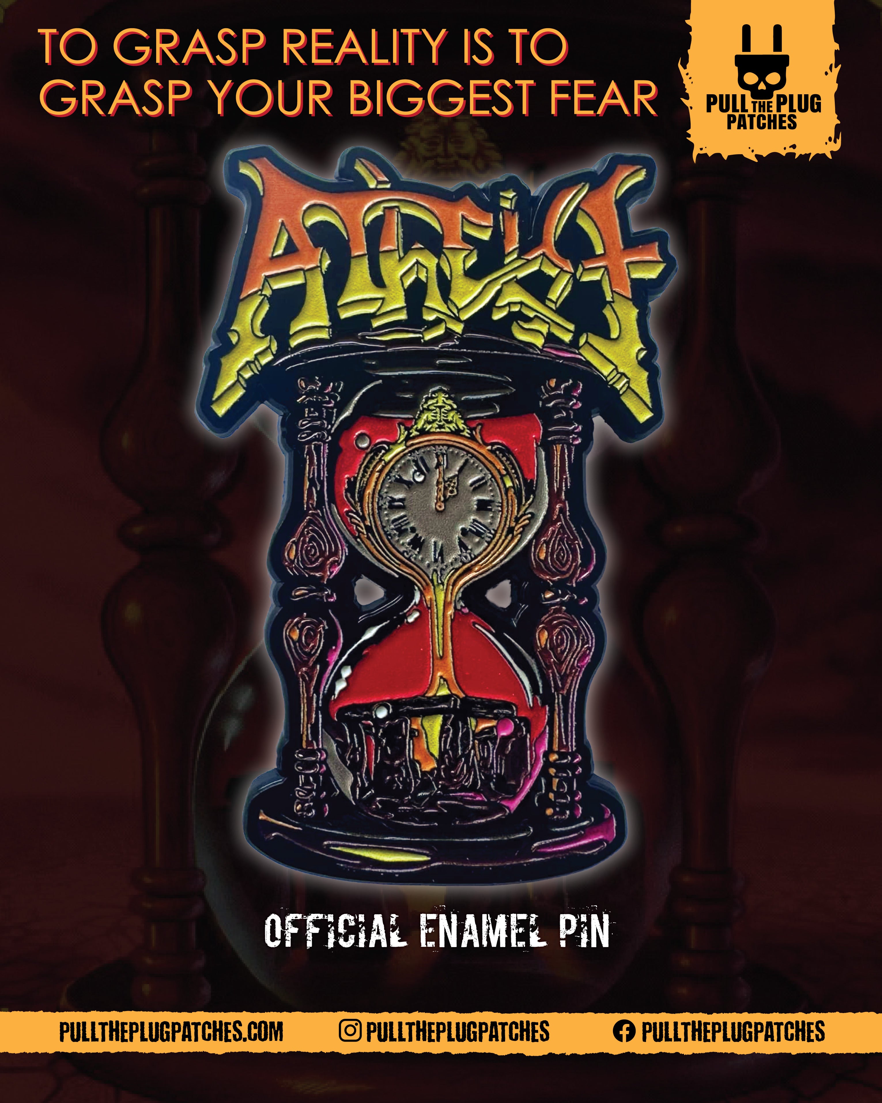 Atheist - Piece Of Time - Pin – Pull The Plug