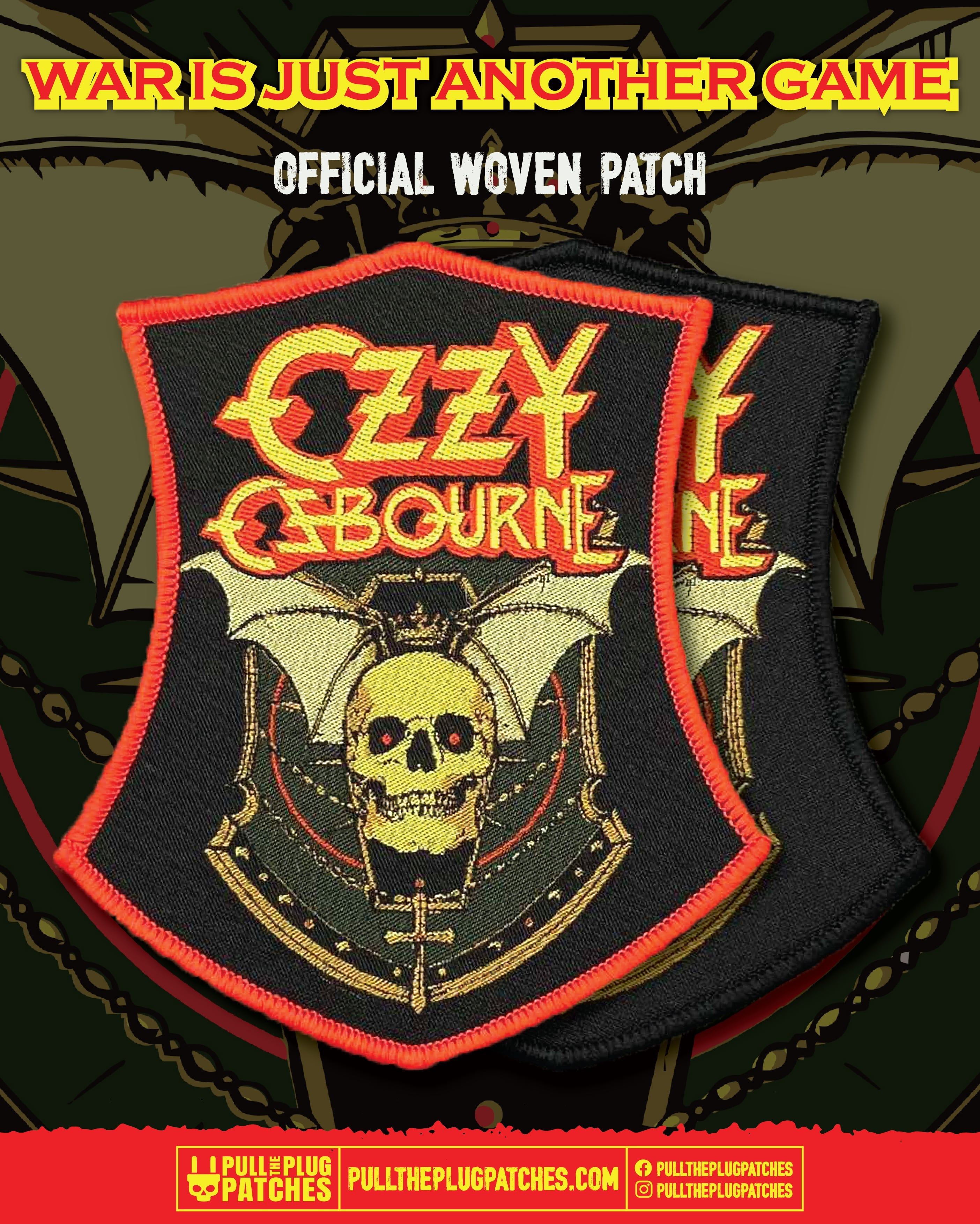 Ozzy Osbourne - Miracle Man - Patch – Pull The Plug
