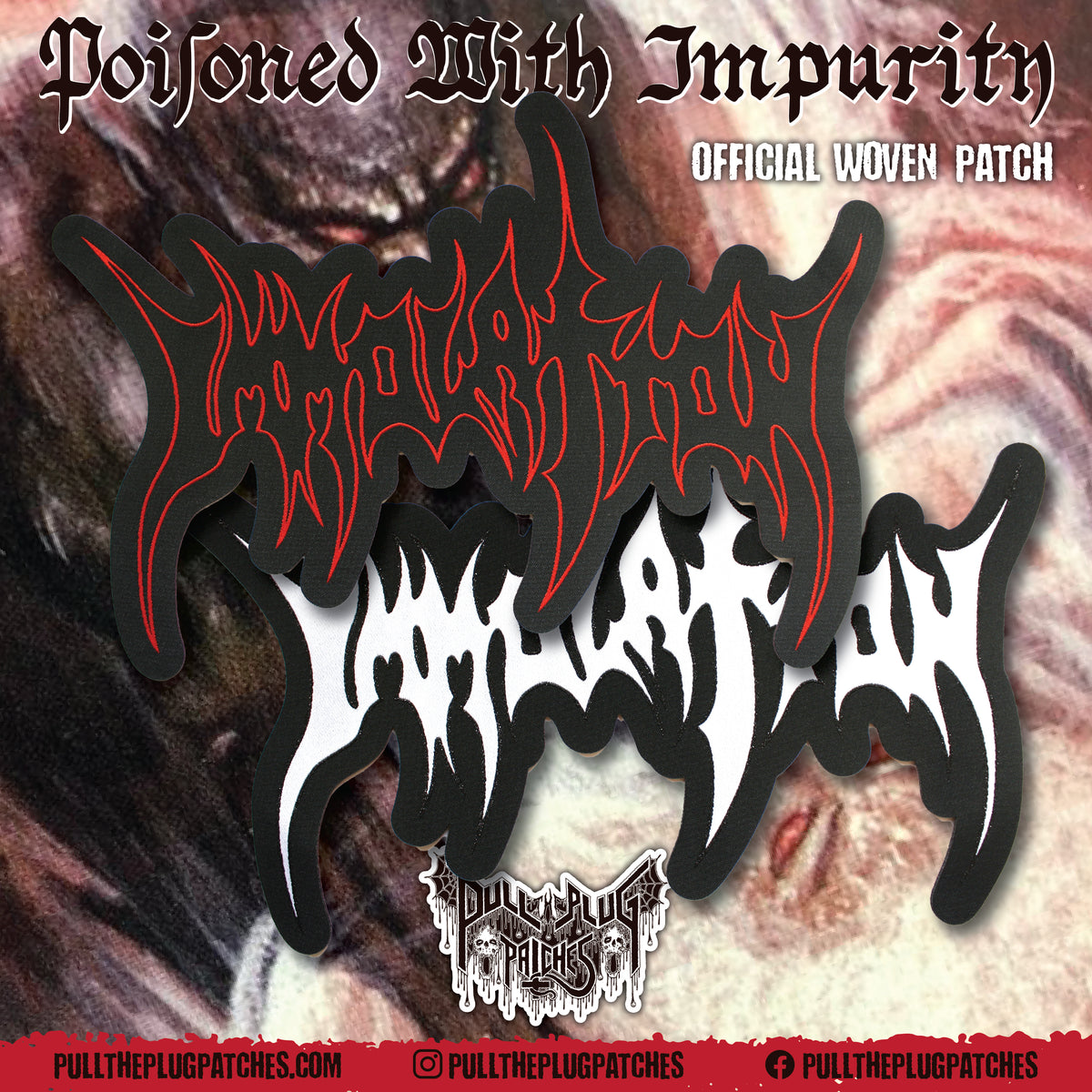 Immolation - Logo - Oversize Patch