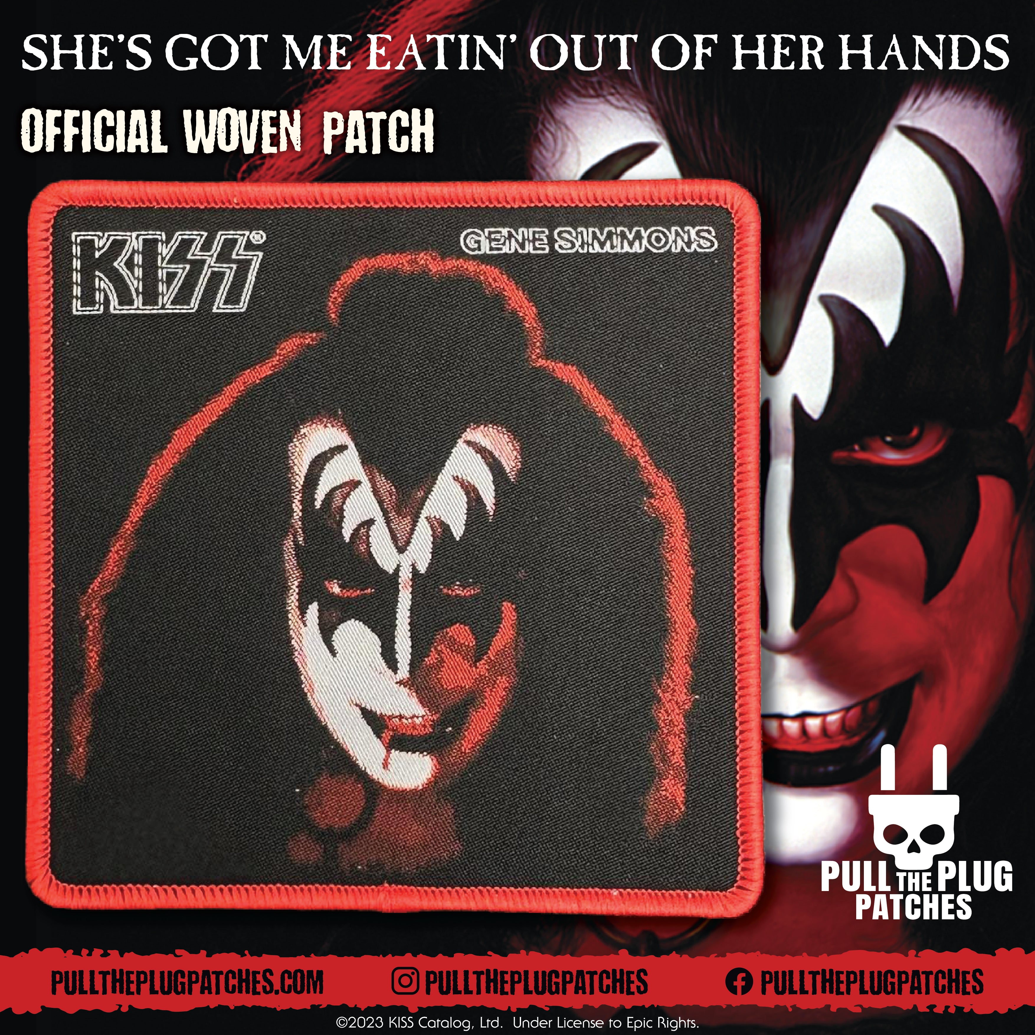 Kiss - The Demon - Woven Patch – Pull The Plug