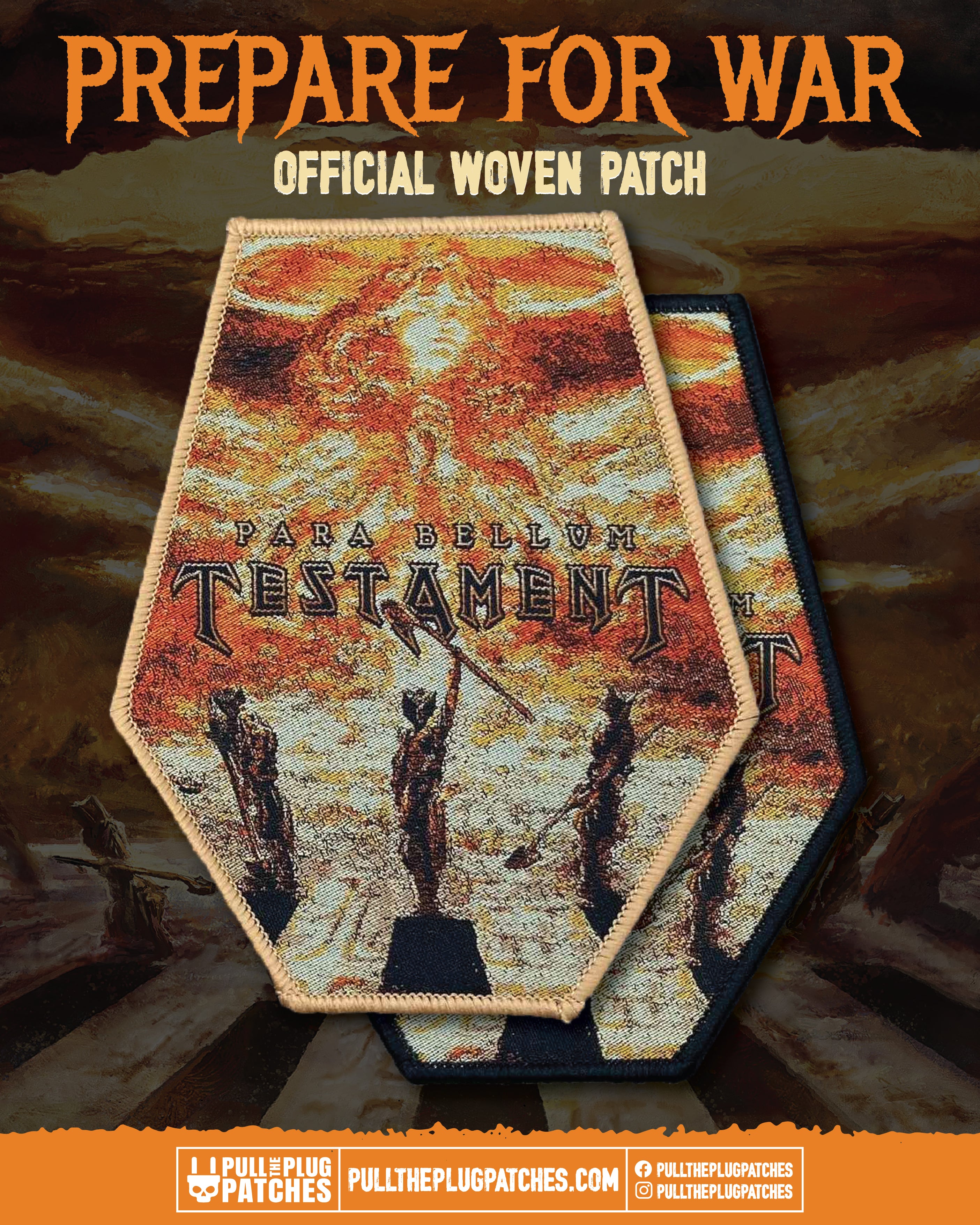 Testament - Para Bellum - Patch – Pull The Plug