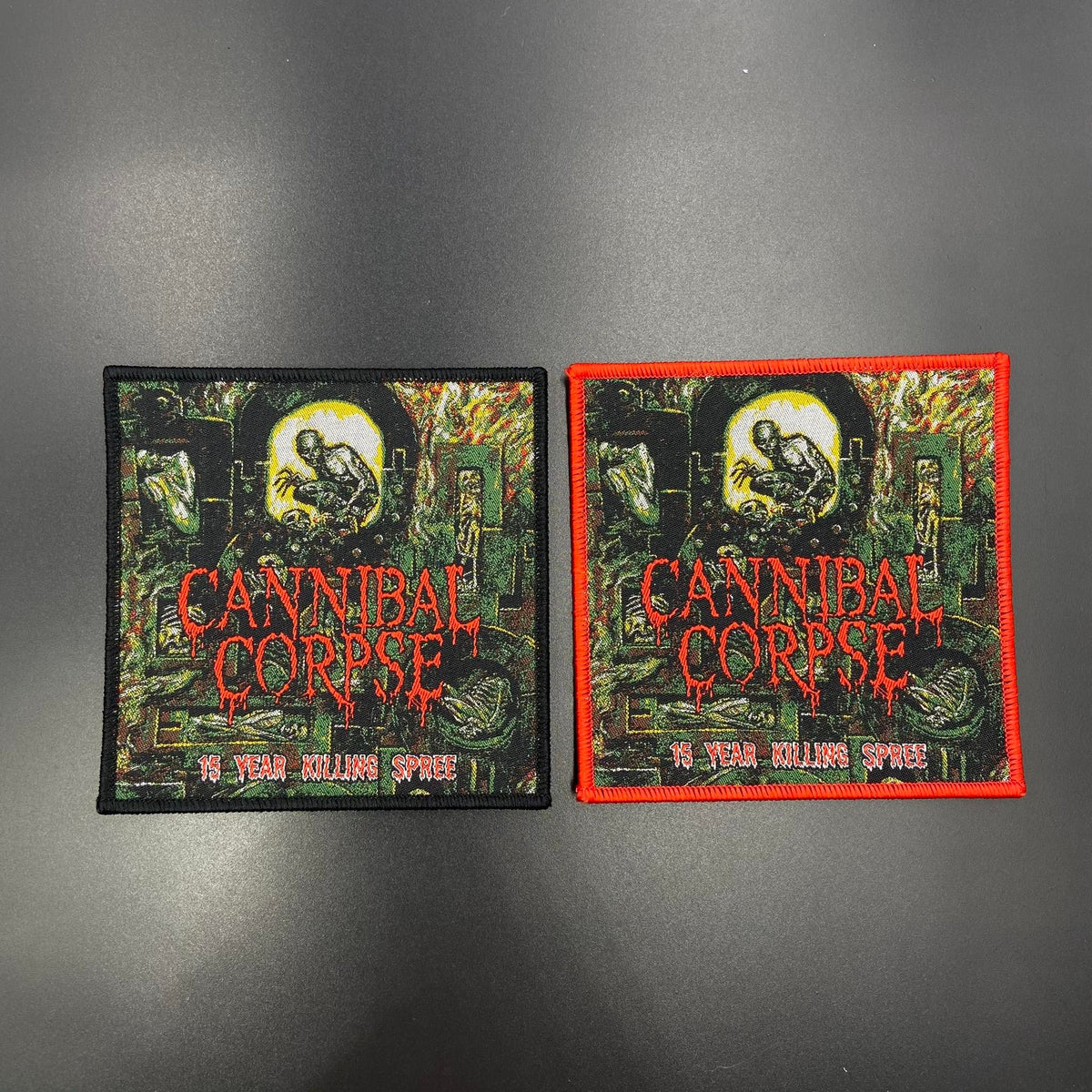 Cannibal Corpse - 15 Year Killing Spree – Pull The Plug Patches