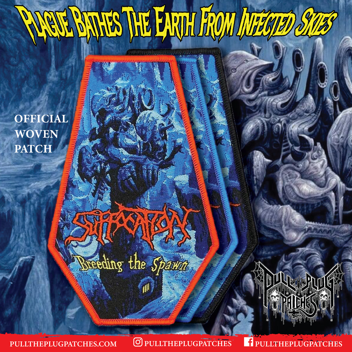 Suffocation - Breeding The Spawn – Pull The Plug Patches