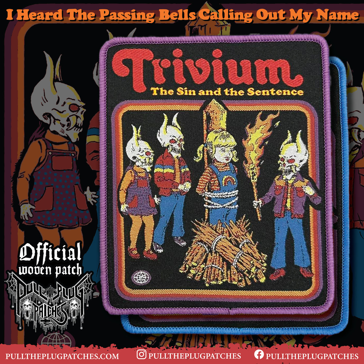 Trivium The Sin And The Sentence Retro Style