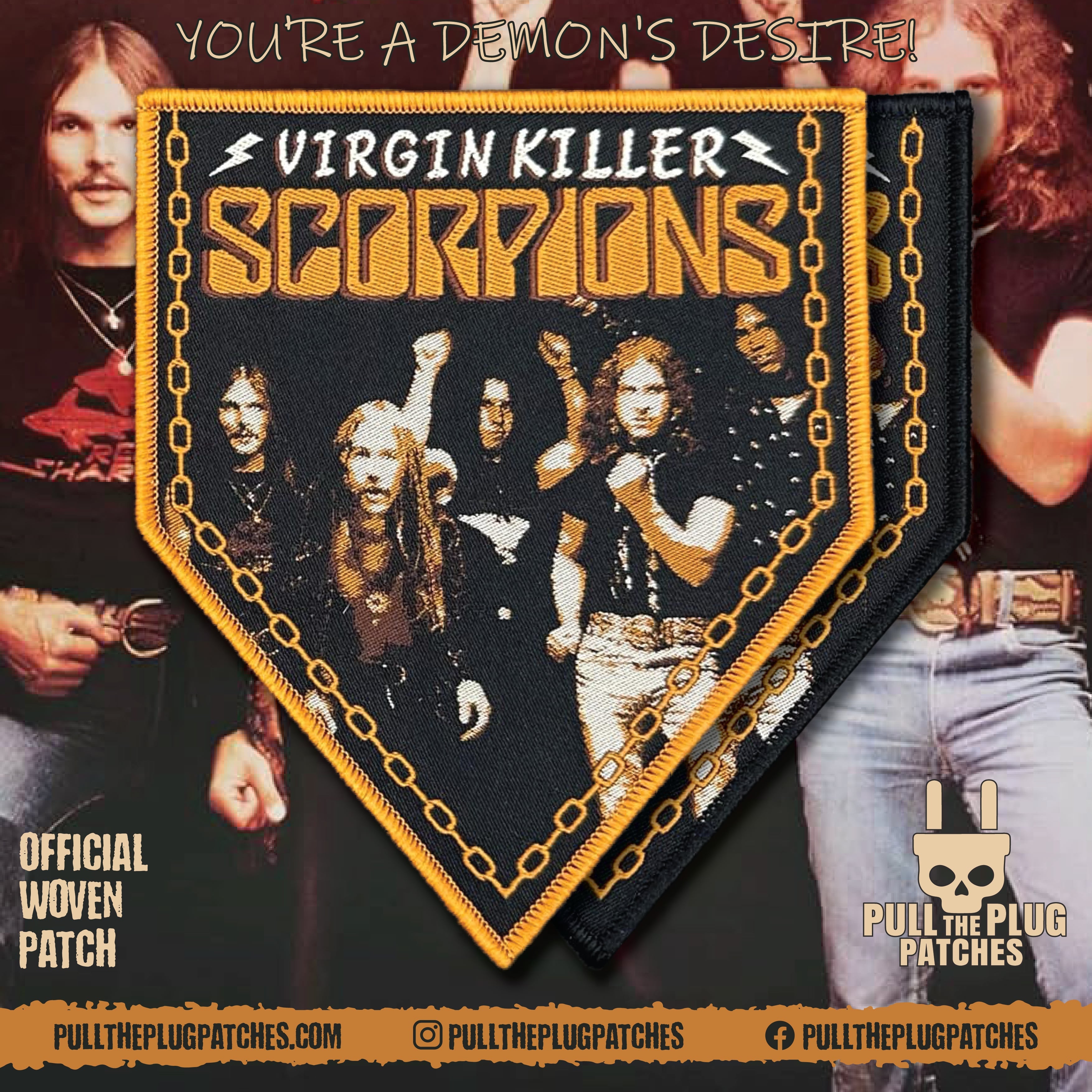 Scorpions - Virgin Killer - Patch – Pull The Plug