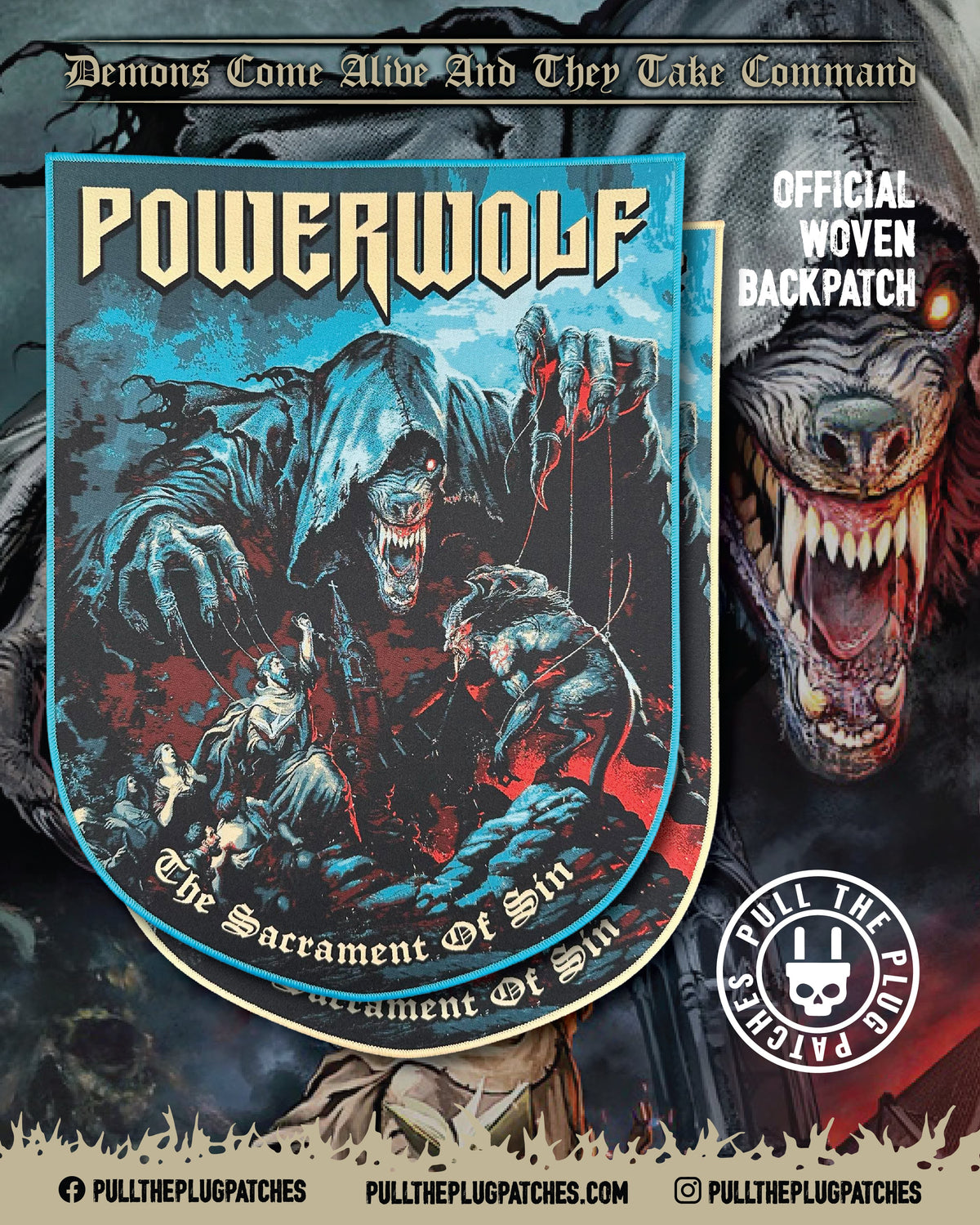 Powerwolf - The Sacrament of Sin - Backpatch