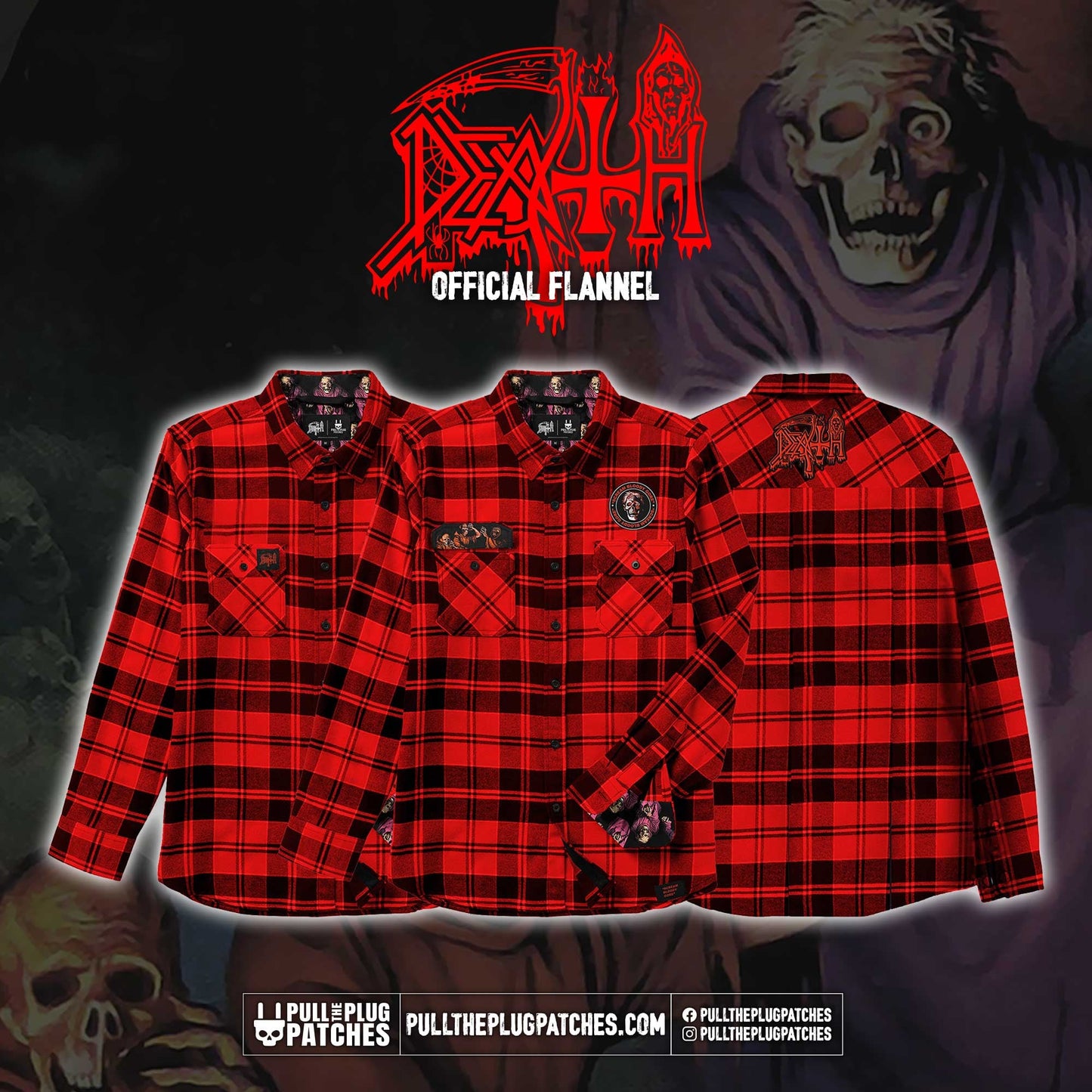 Death - Scream Bloody Gore - Flannel Shirt