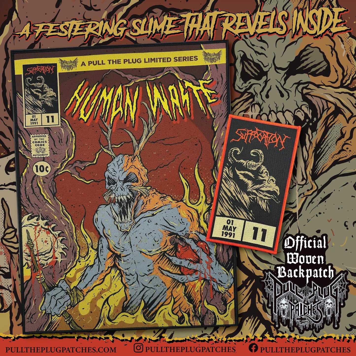 Suffocation - Human Waste - Comic Set