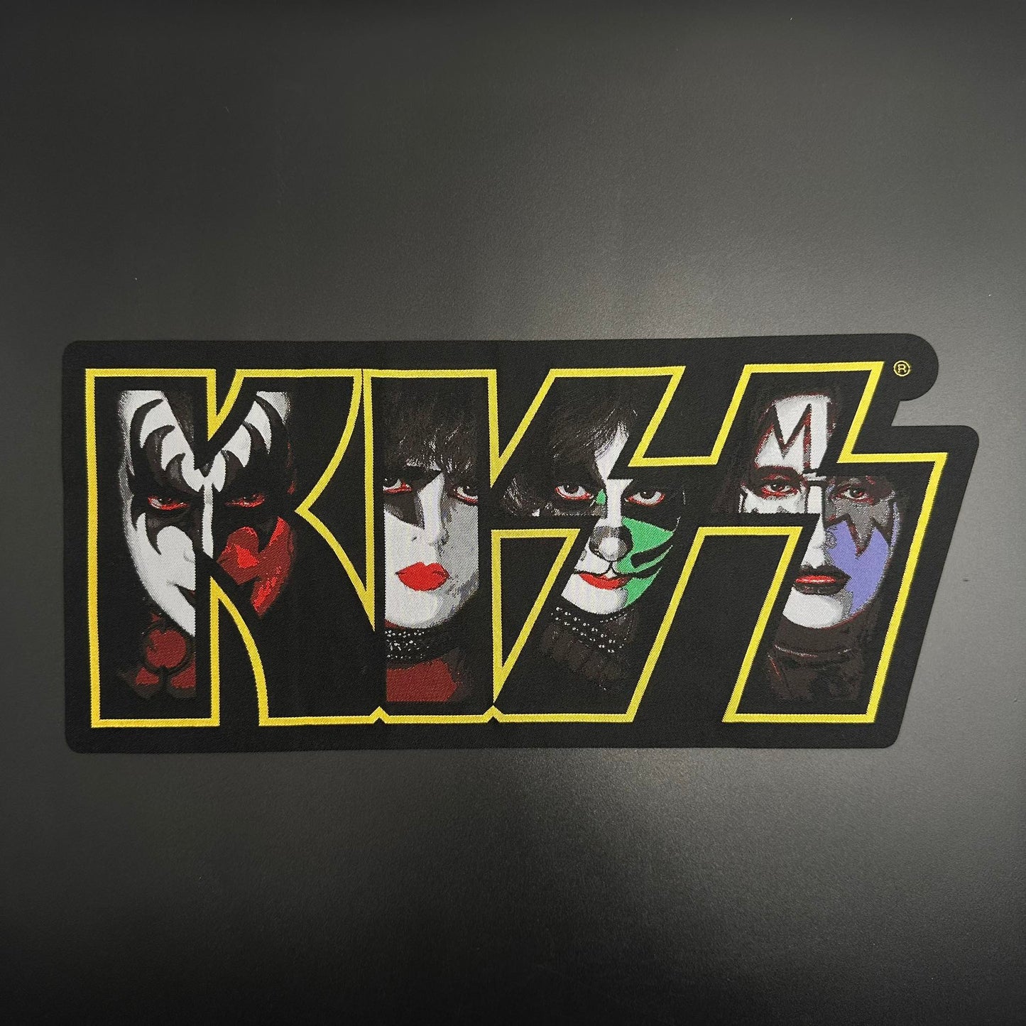 Kiss - Faces Logo - Oversize Patch