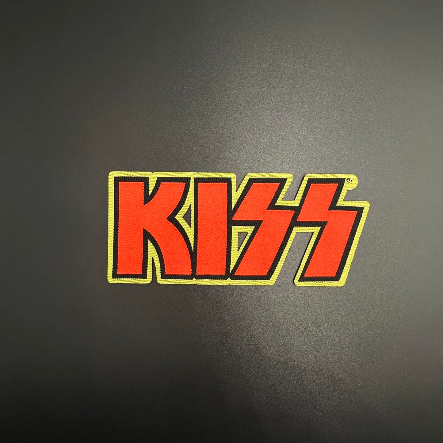 Kiss - Red Logo - Woven Patch