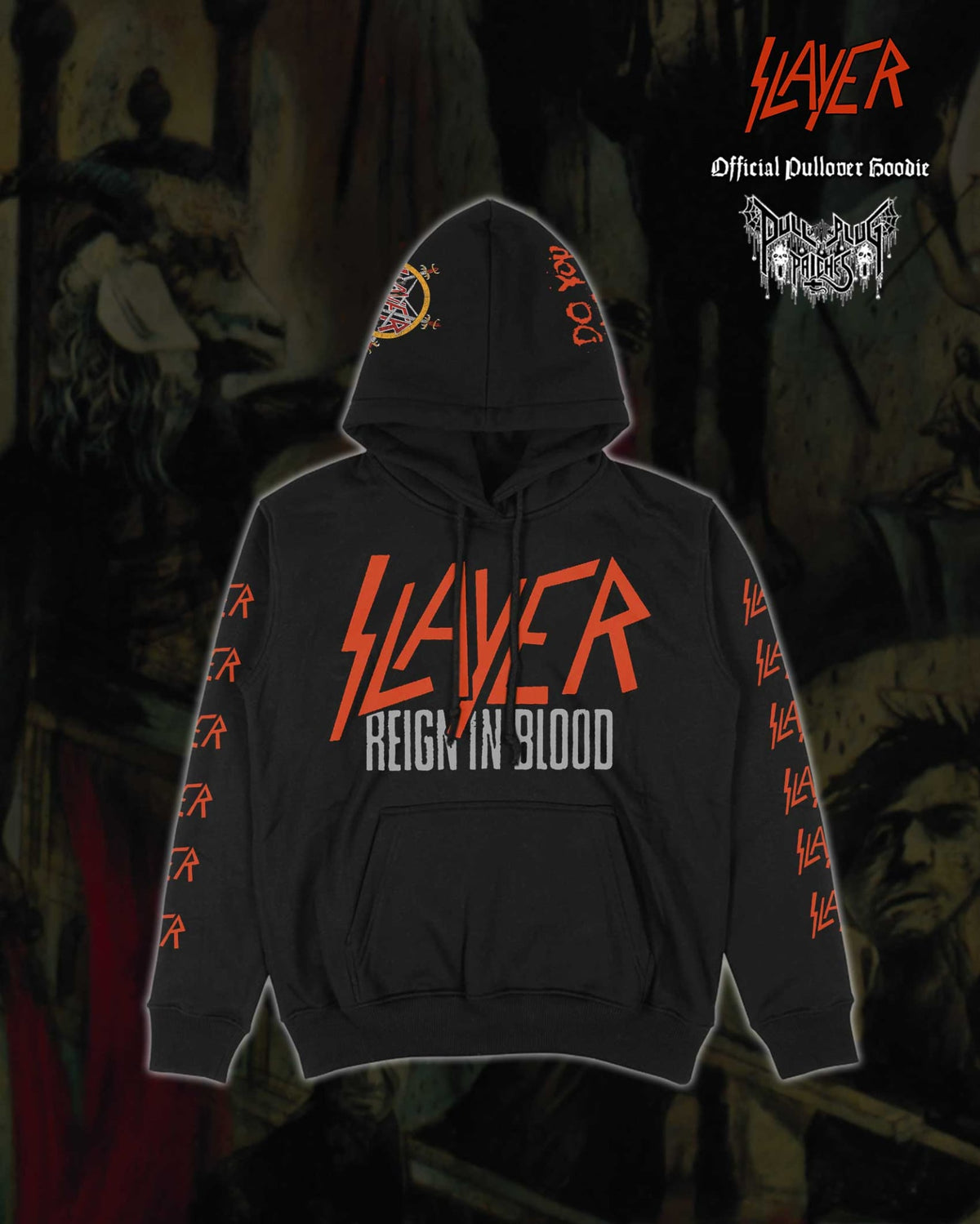 Slayer - Reign In Blood - Deluxe Pullover Hoodie
