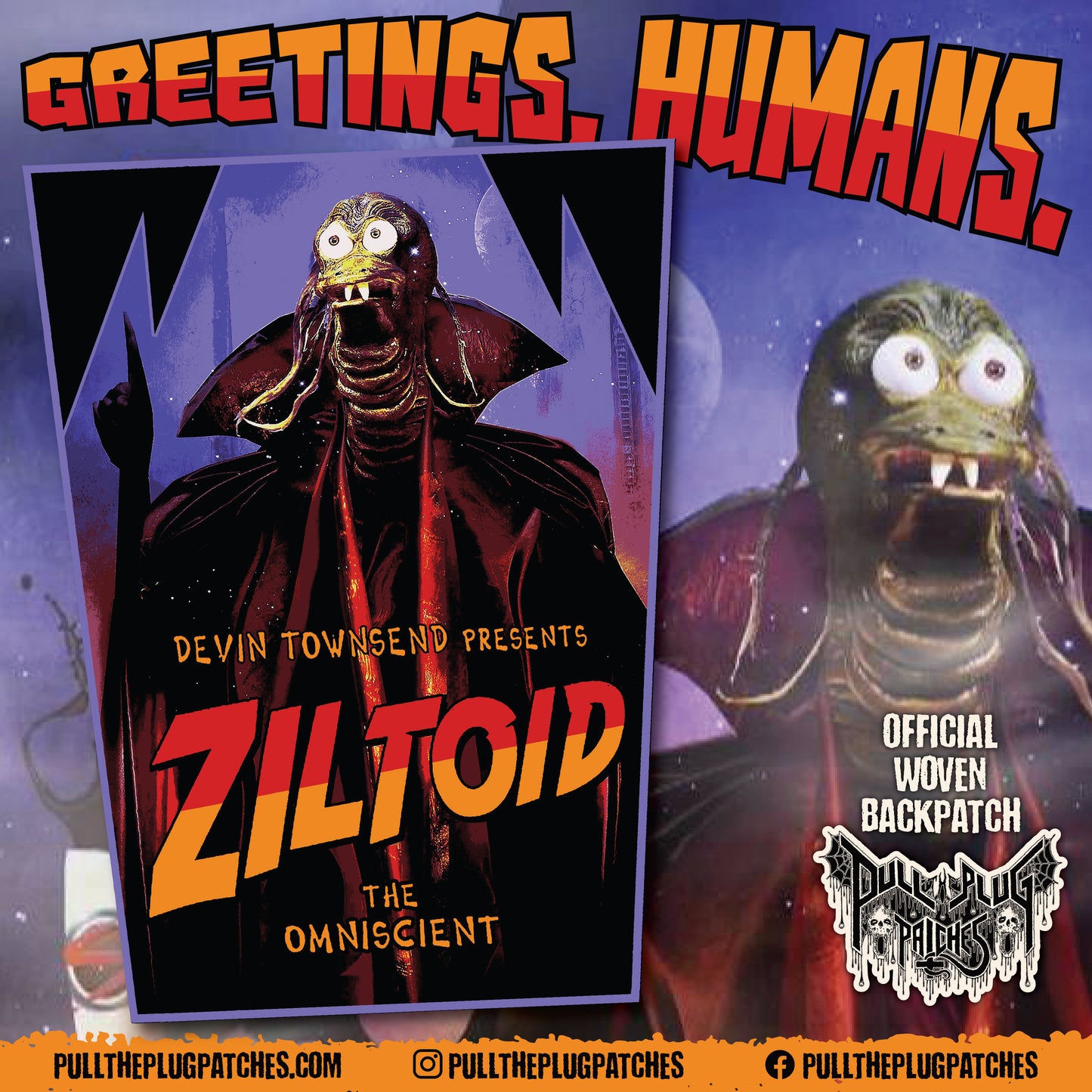 Devin Townsend - Ziltoid - Backpatch