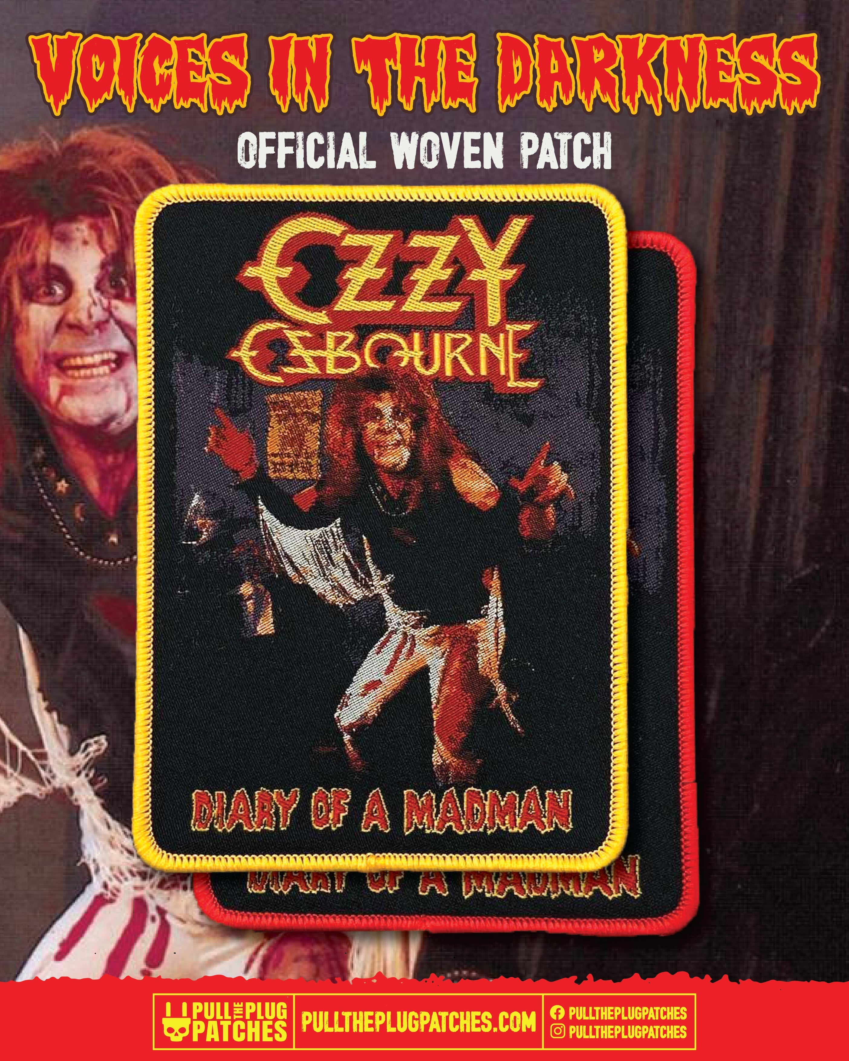Ozzy Osbourne - Diary Of A Madman - Patch – Pull The Plug