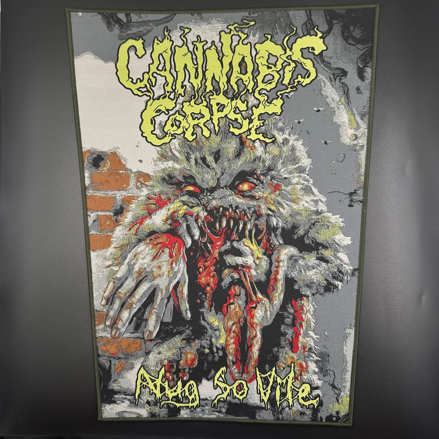 Cannabis Corpse - Nug So Vile - Backpatch