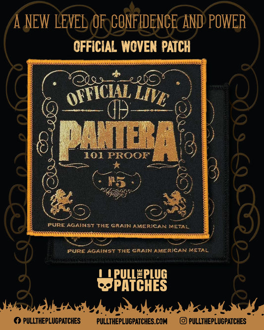 Pantera - Official Live: 101 Proof - Square Patch