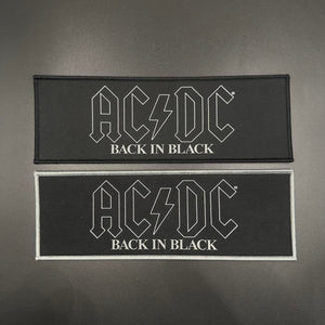 AC/DC -Back In Black - Strip Patch