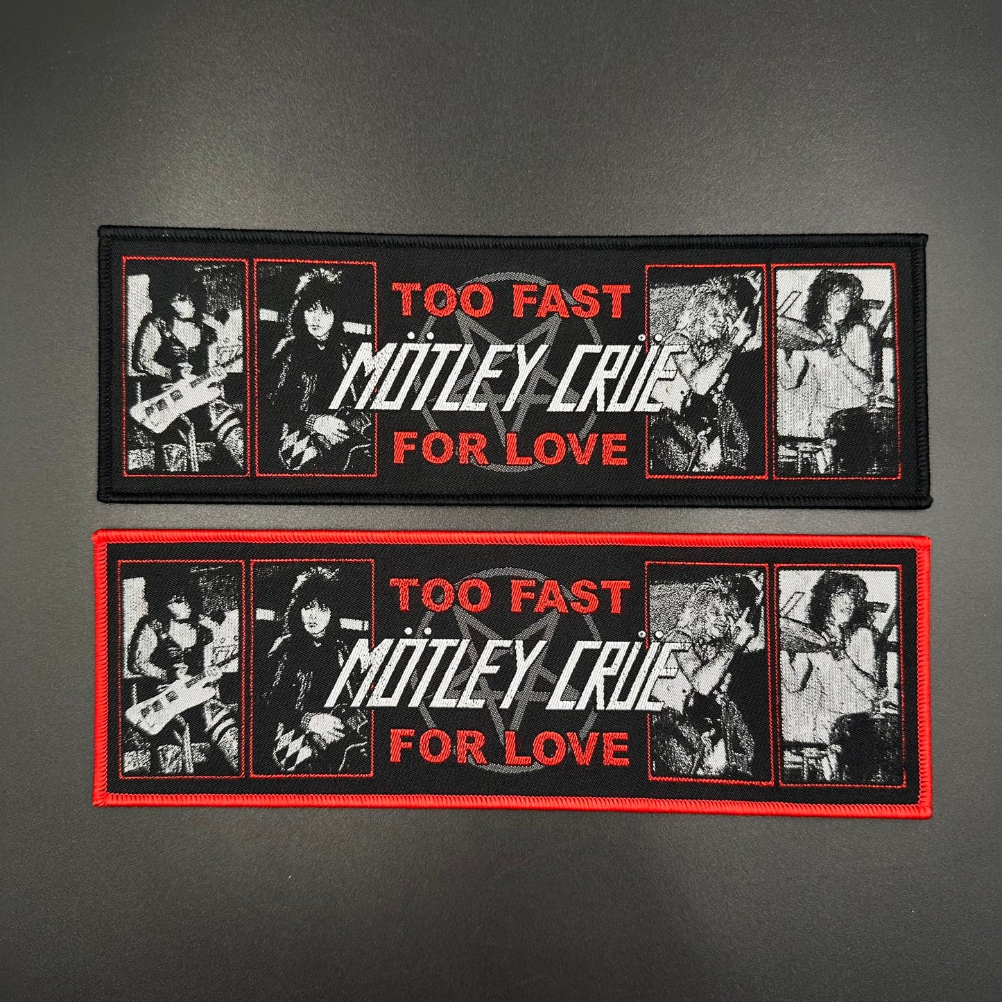 Motley Crue - Too Fast for Love - Strip Patch