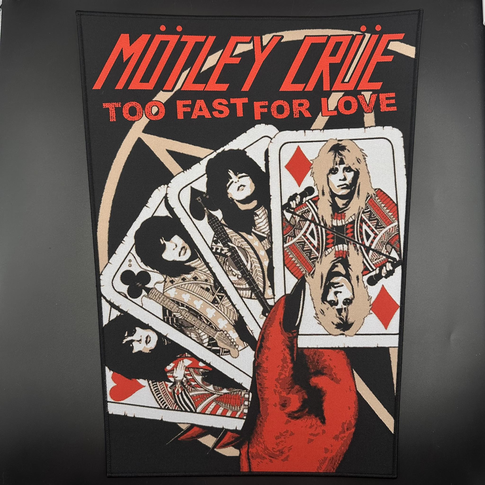 Motley Crue - Too Fast For Love - Backpatch – Pull The Plug
