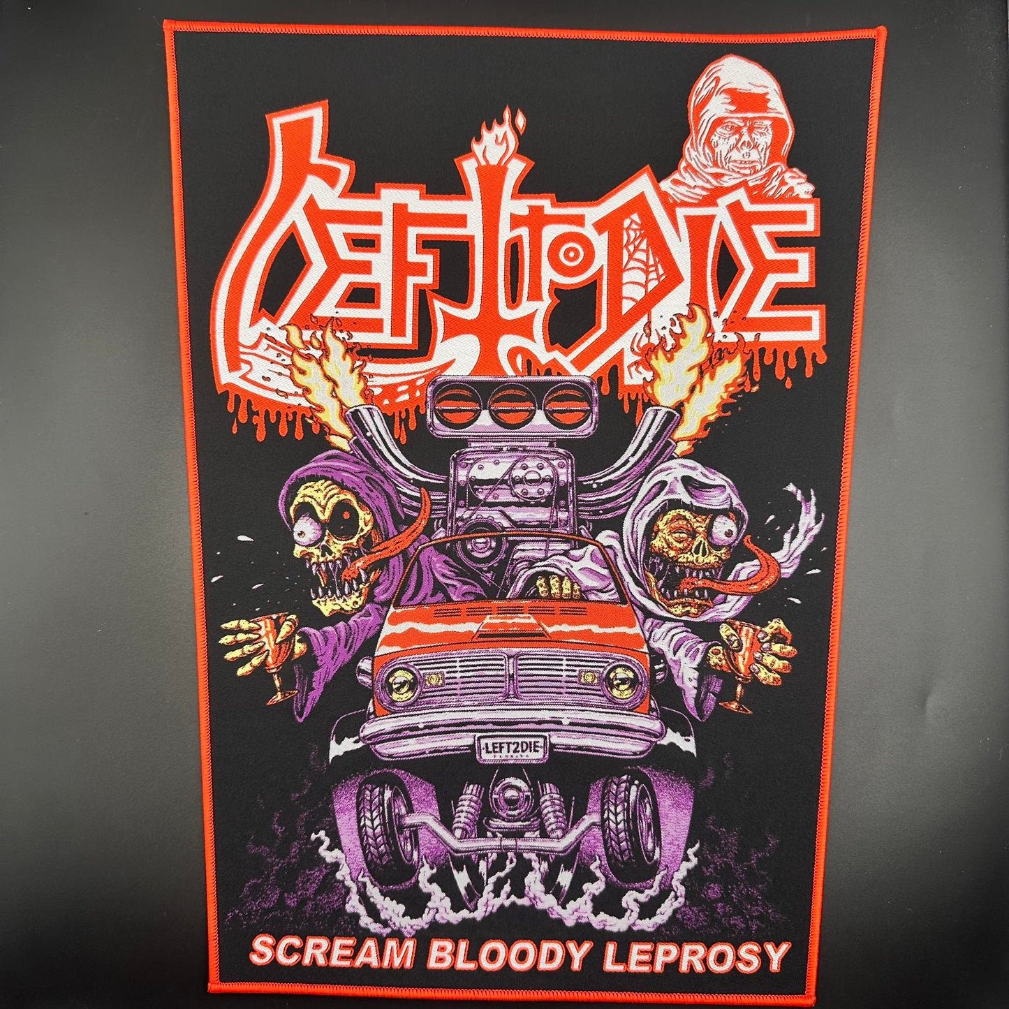 Left To Die - Scream Bloody Leprosy - Backpatch