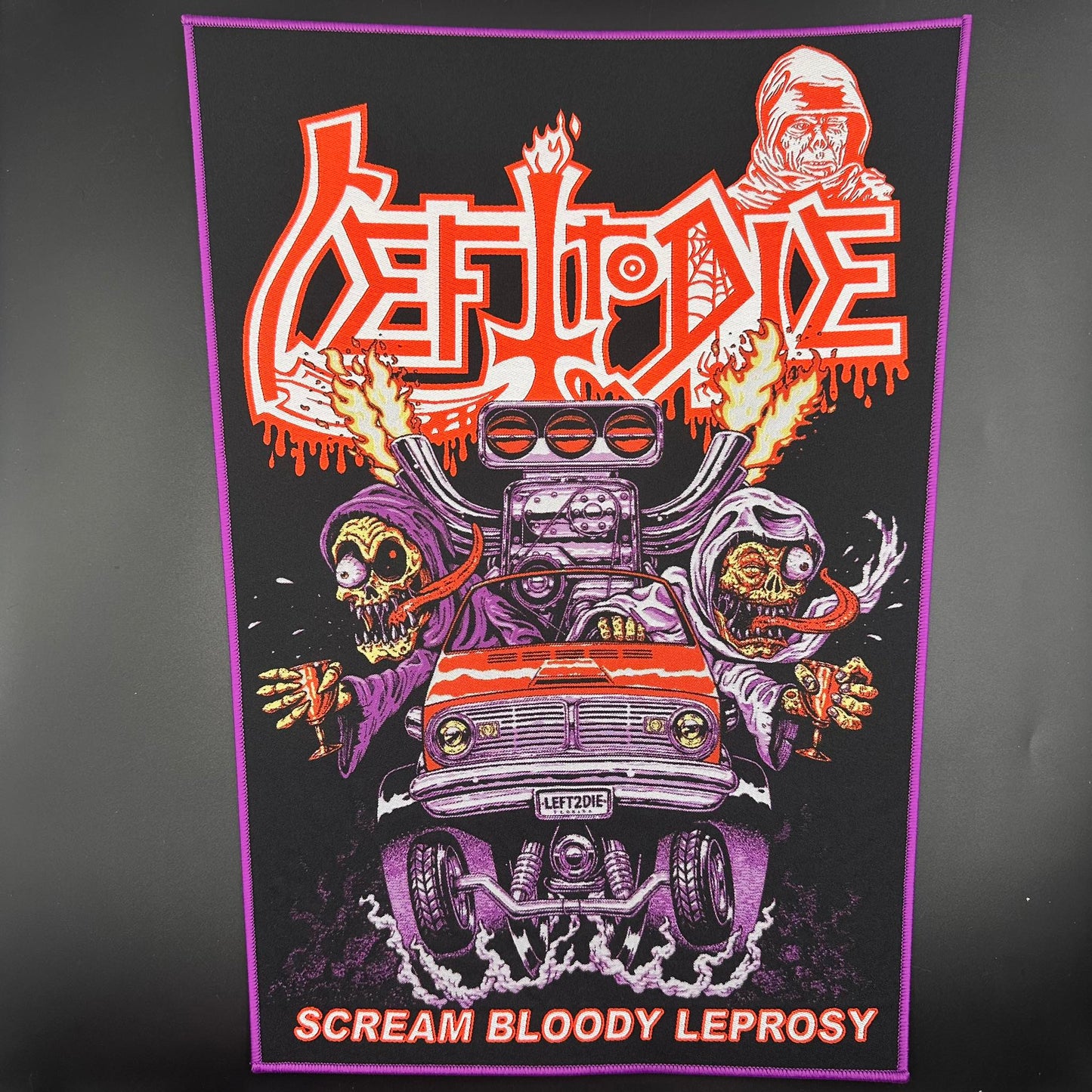 Left To Die - Scream Bloody Leprosy - Backpatch