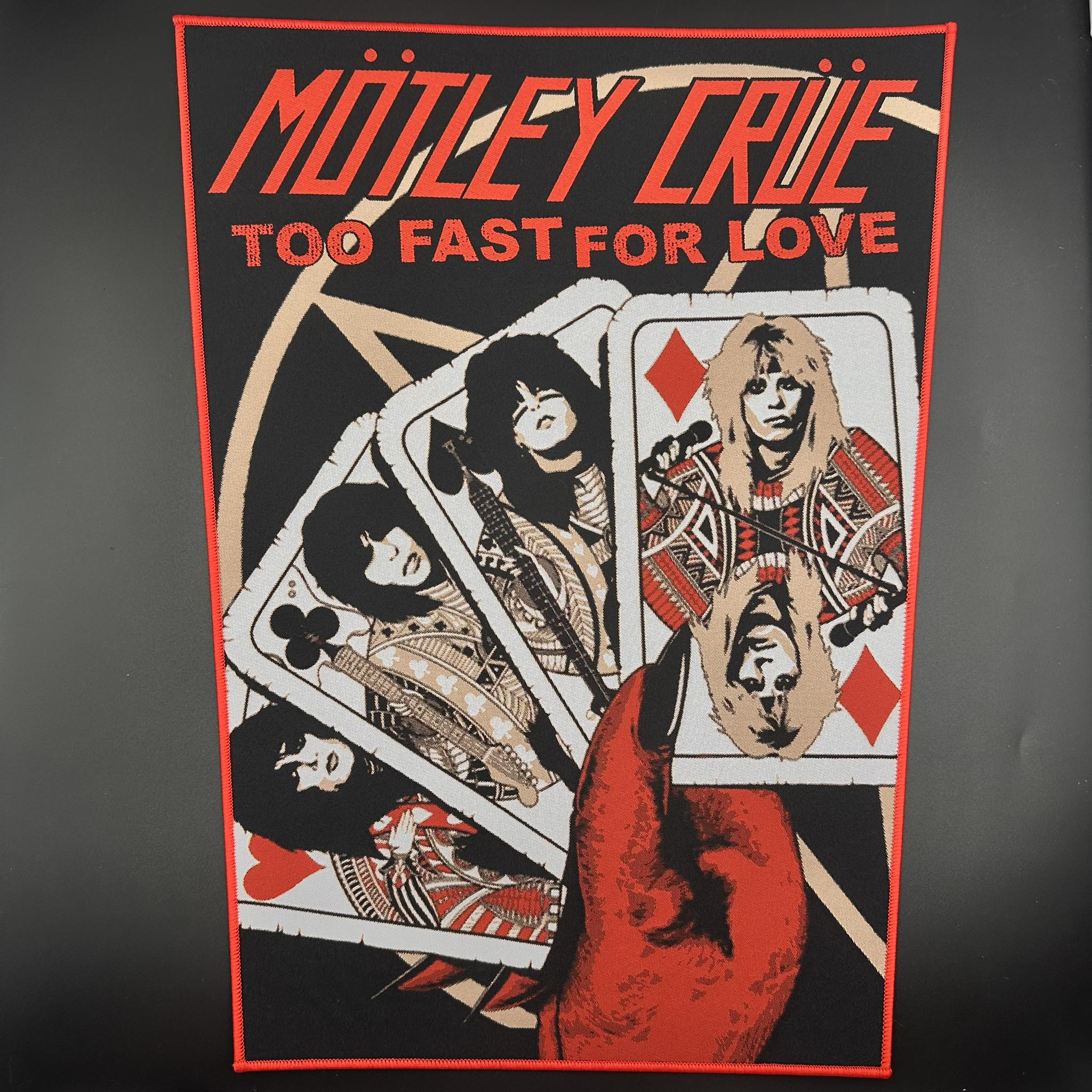 Motley Crue - Too Fast For Love - Backpatch – Pull The Plug