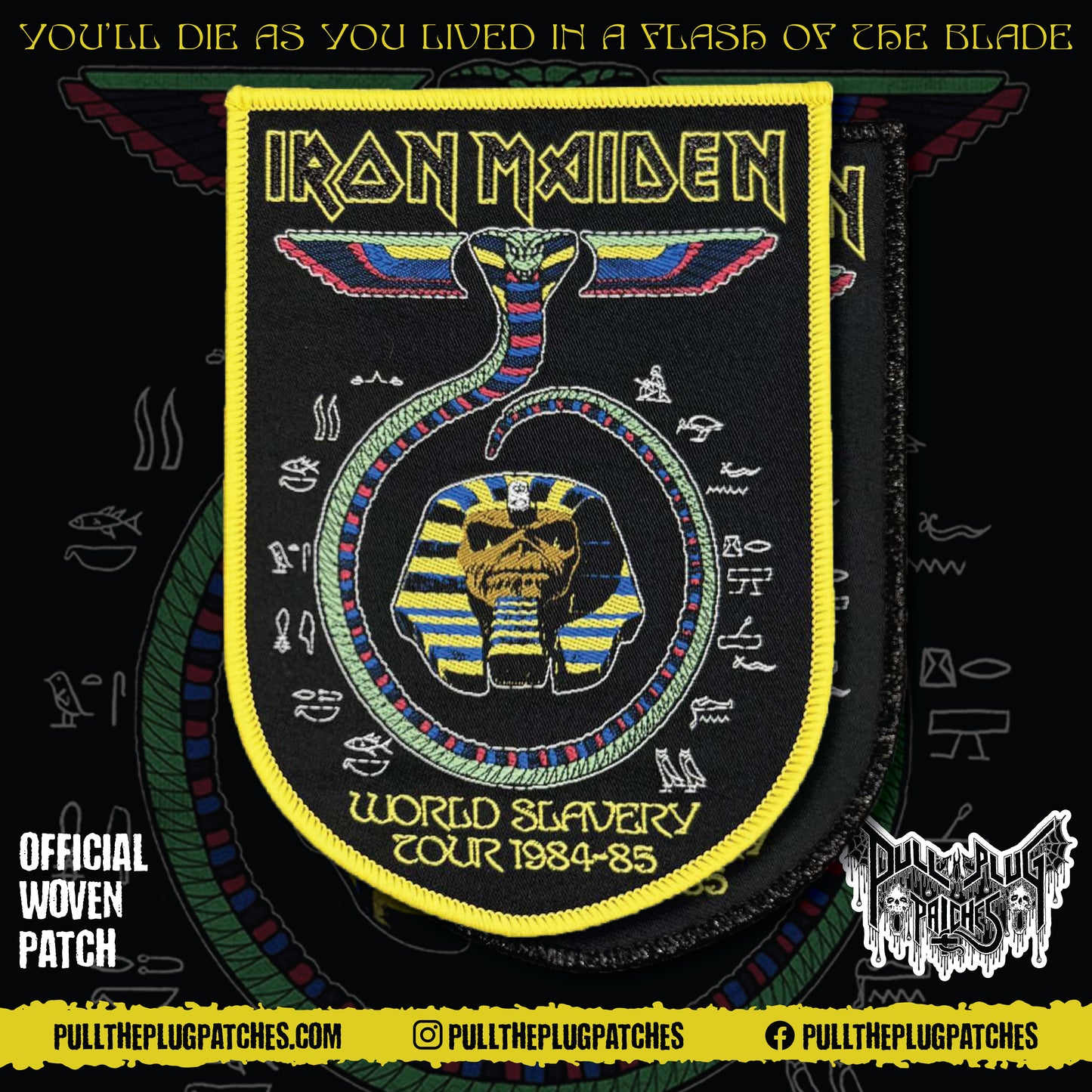 Iron Maiden - World Slavery Tour - Patch